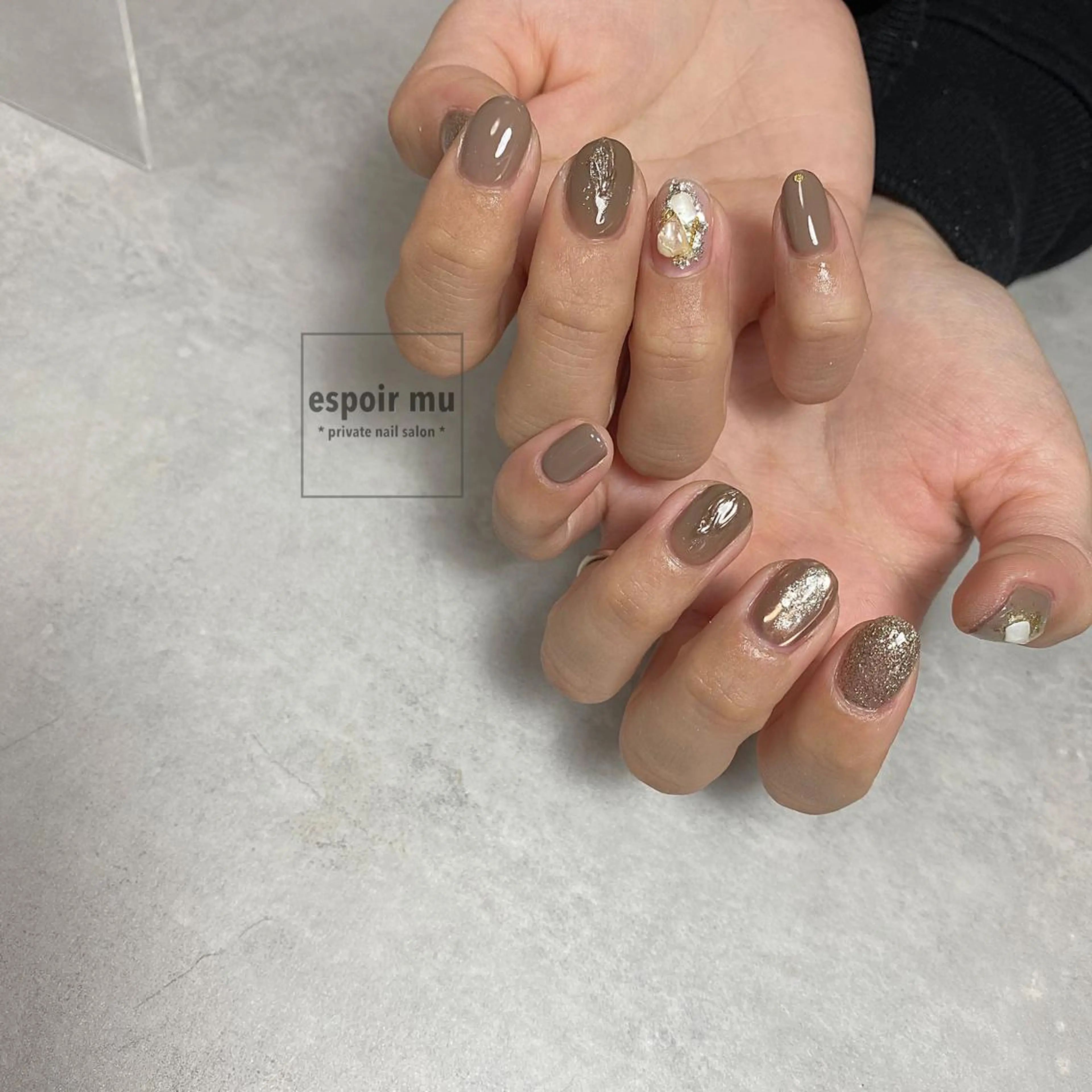 ショート ネイル espoir. muのネイルデザイン