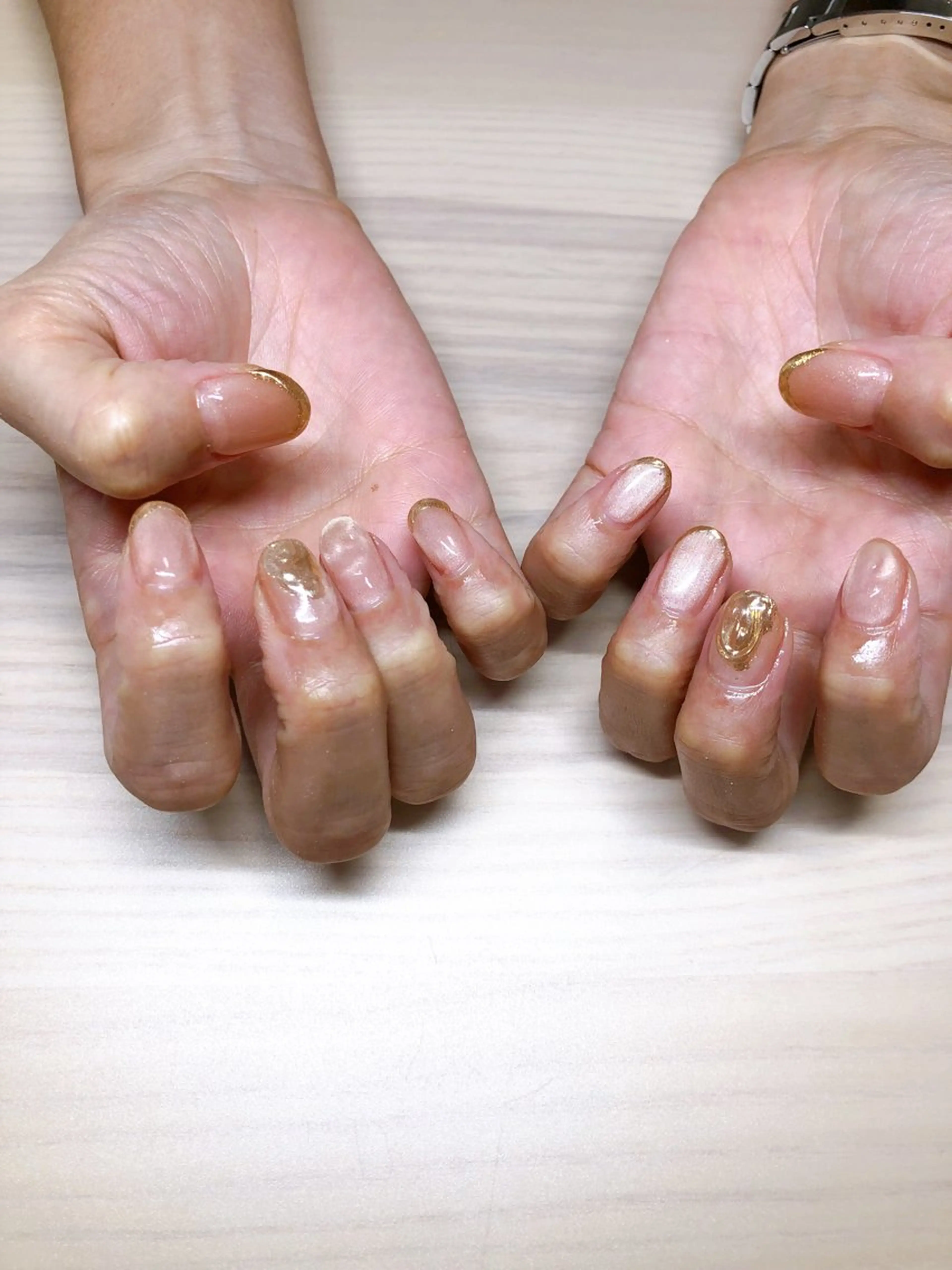 ネイル ミラーネイル デ・アイム「nail salon MIMIPARUN」所属・ナリス化粧品 MIMIPARUNのネイルデザイン