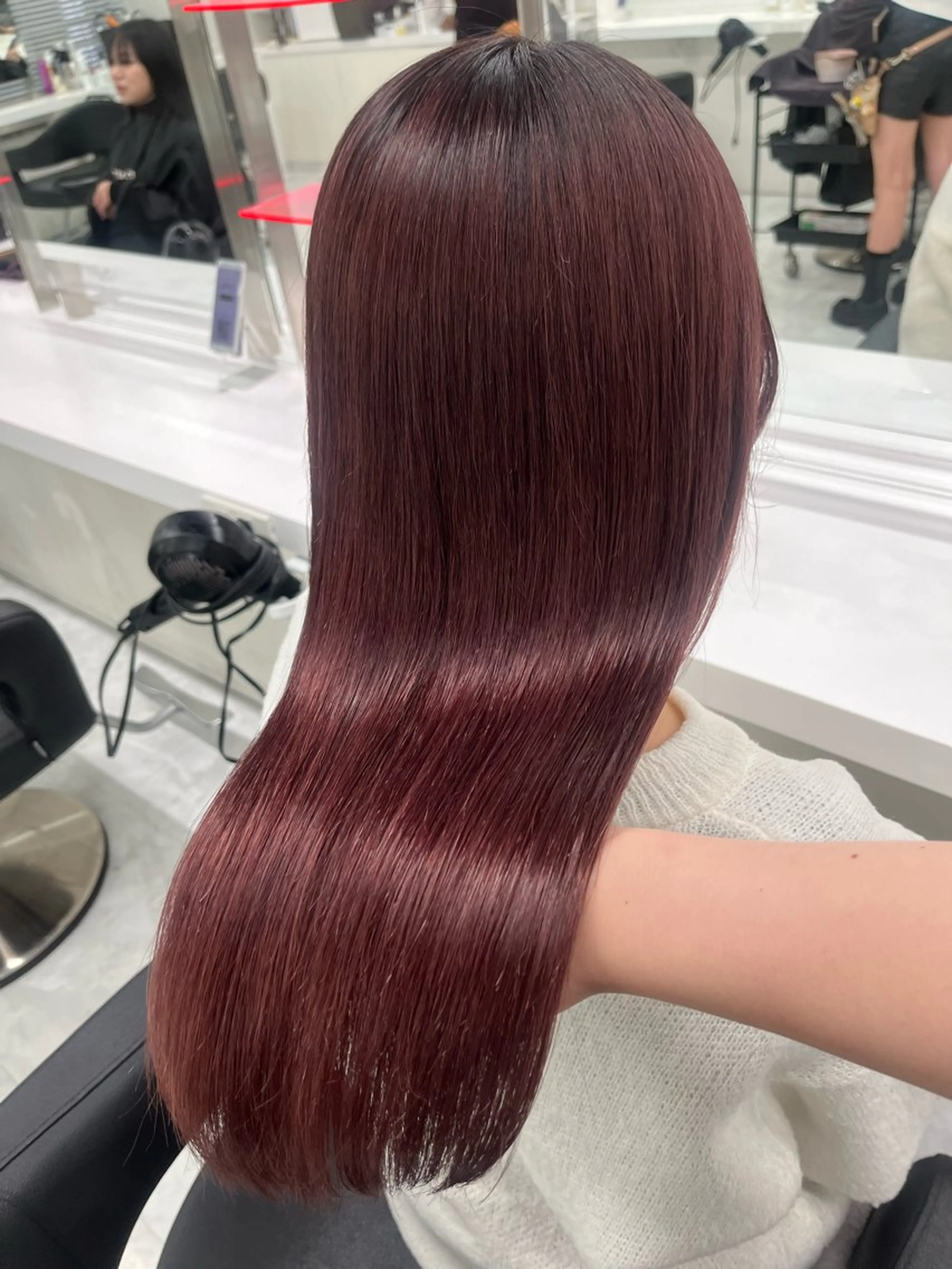 ロング ヘアカラー お洒落暖色 🍒AOI🍒のヘアスタイル