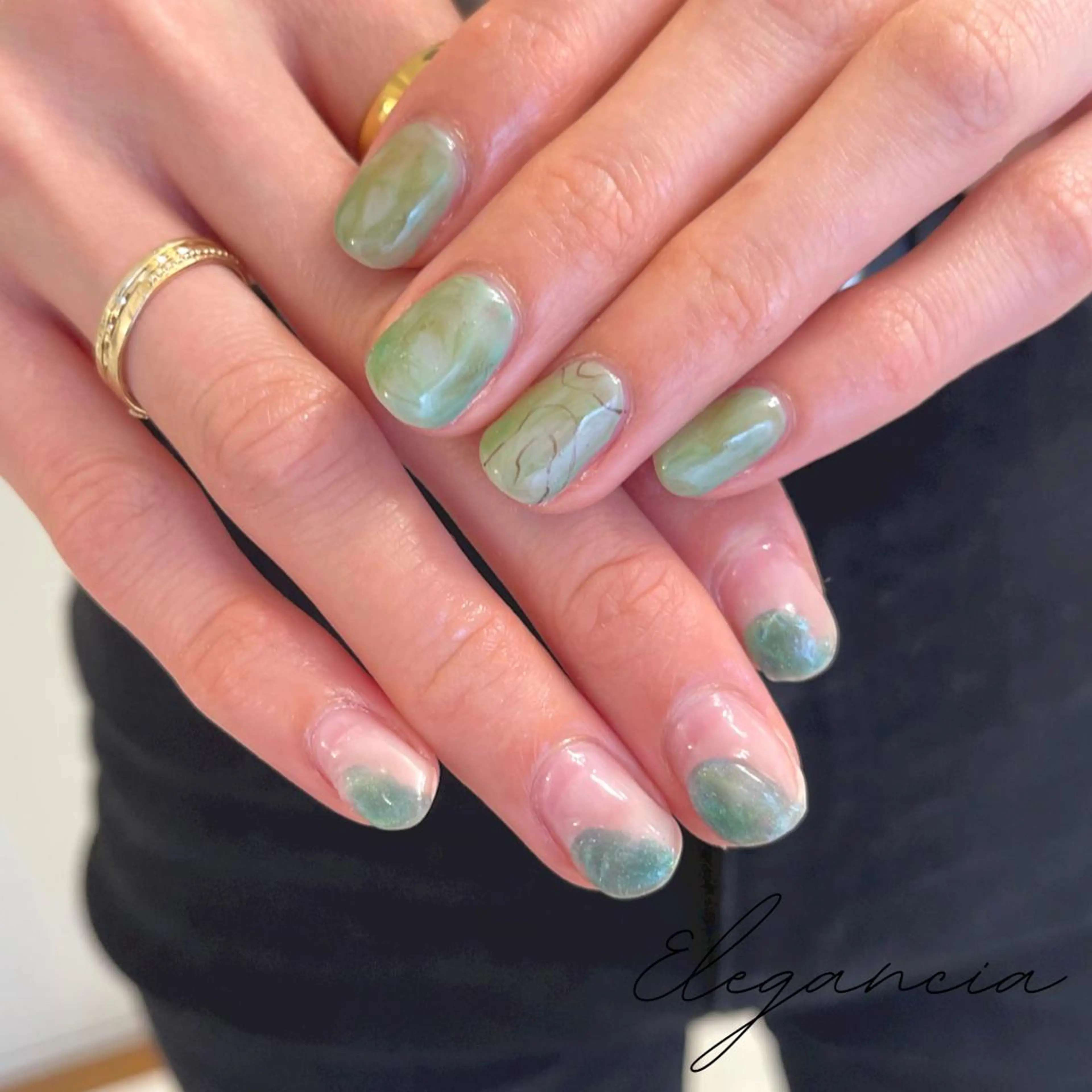 カラー ネイル ハンドネイル Elegancia. Hiromiのネイルデザイン