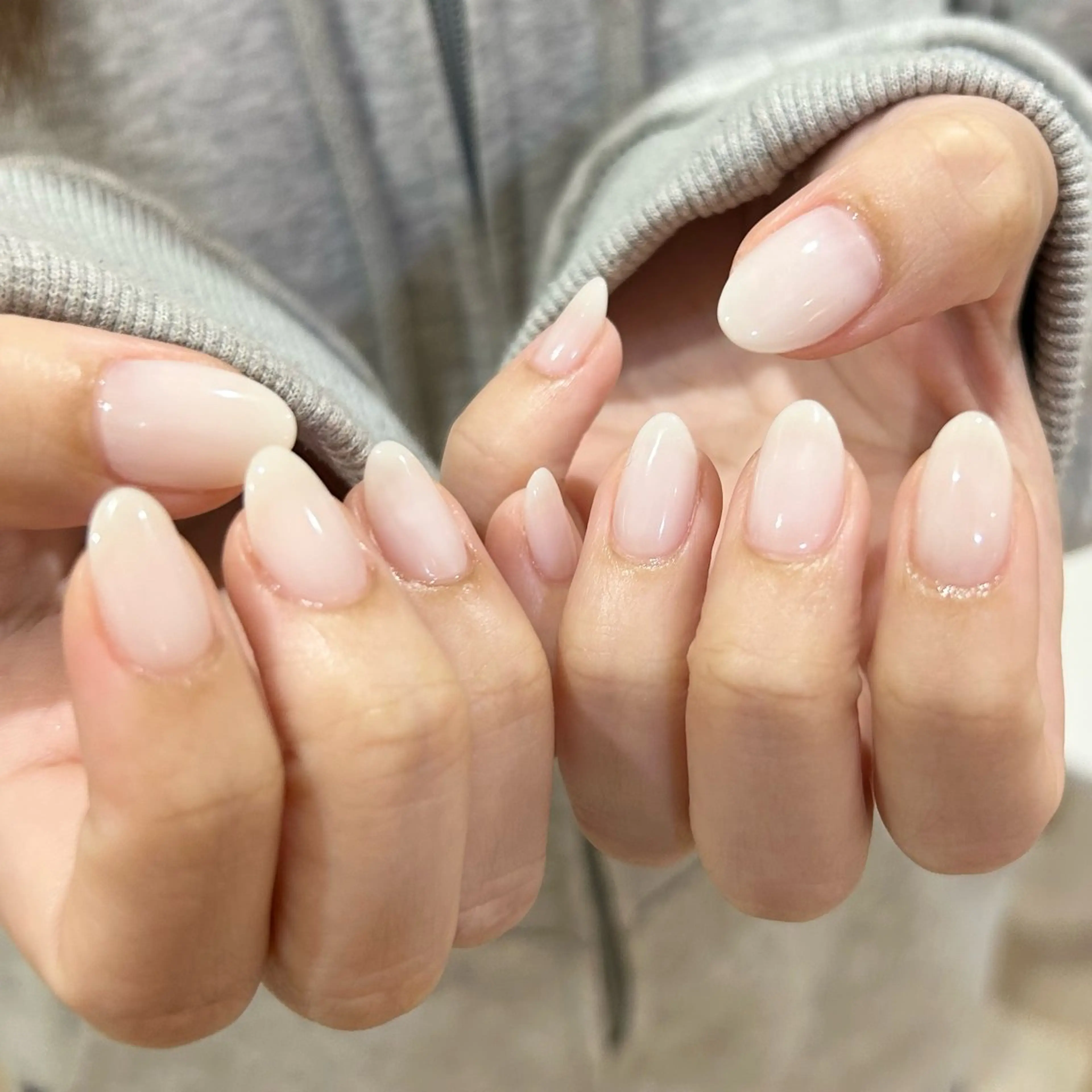 👒シンプルコース【ワンカラー𝐨𝐫グラデ𝐨𝐫3種フレンチ】【 オフ無】の写真