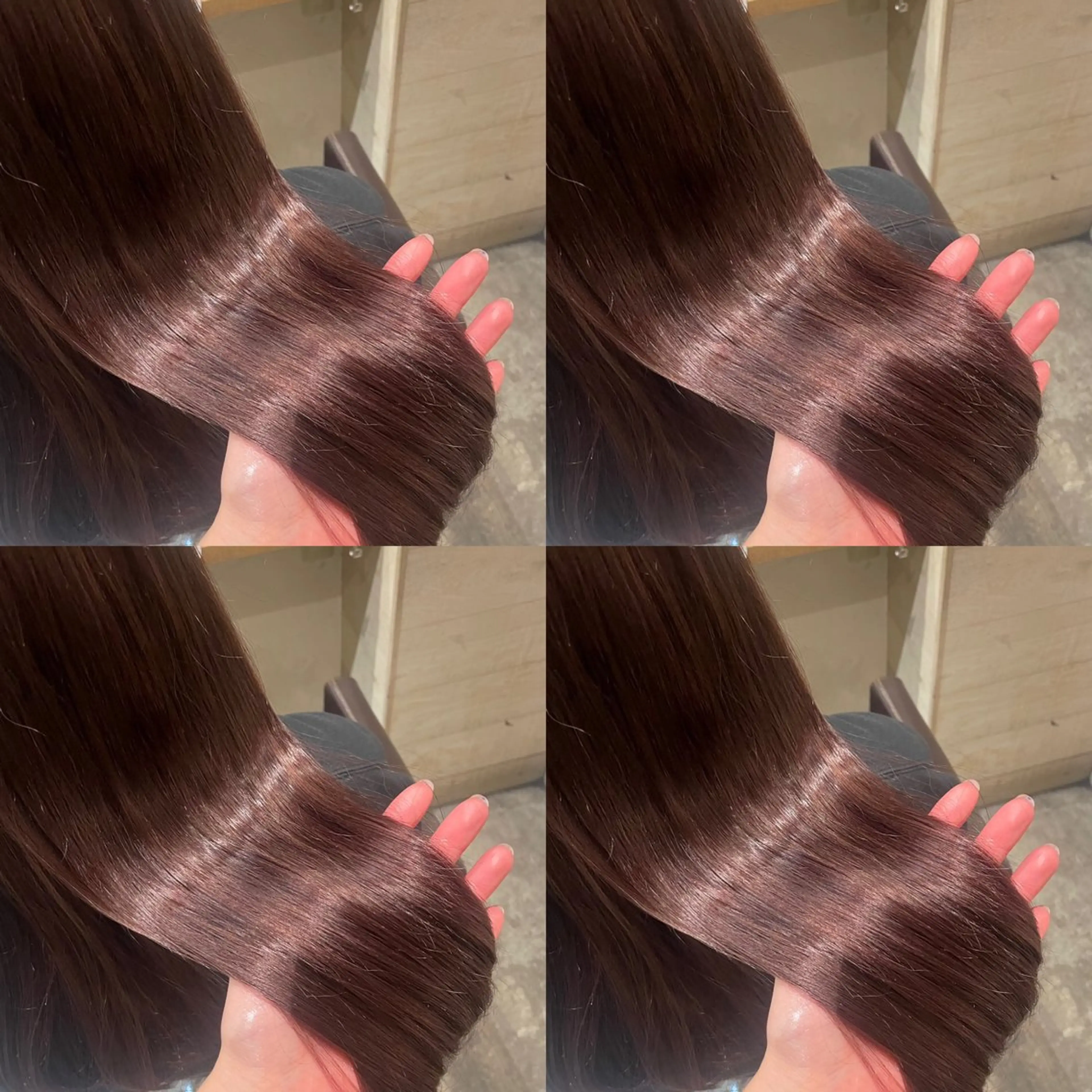 ミディアム カラー 艶カラー🦋髪質改善 🫧MINAMIのヘアスタイル