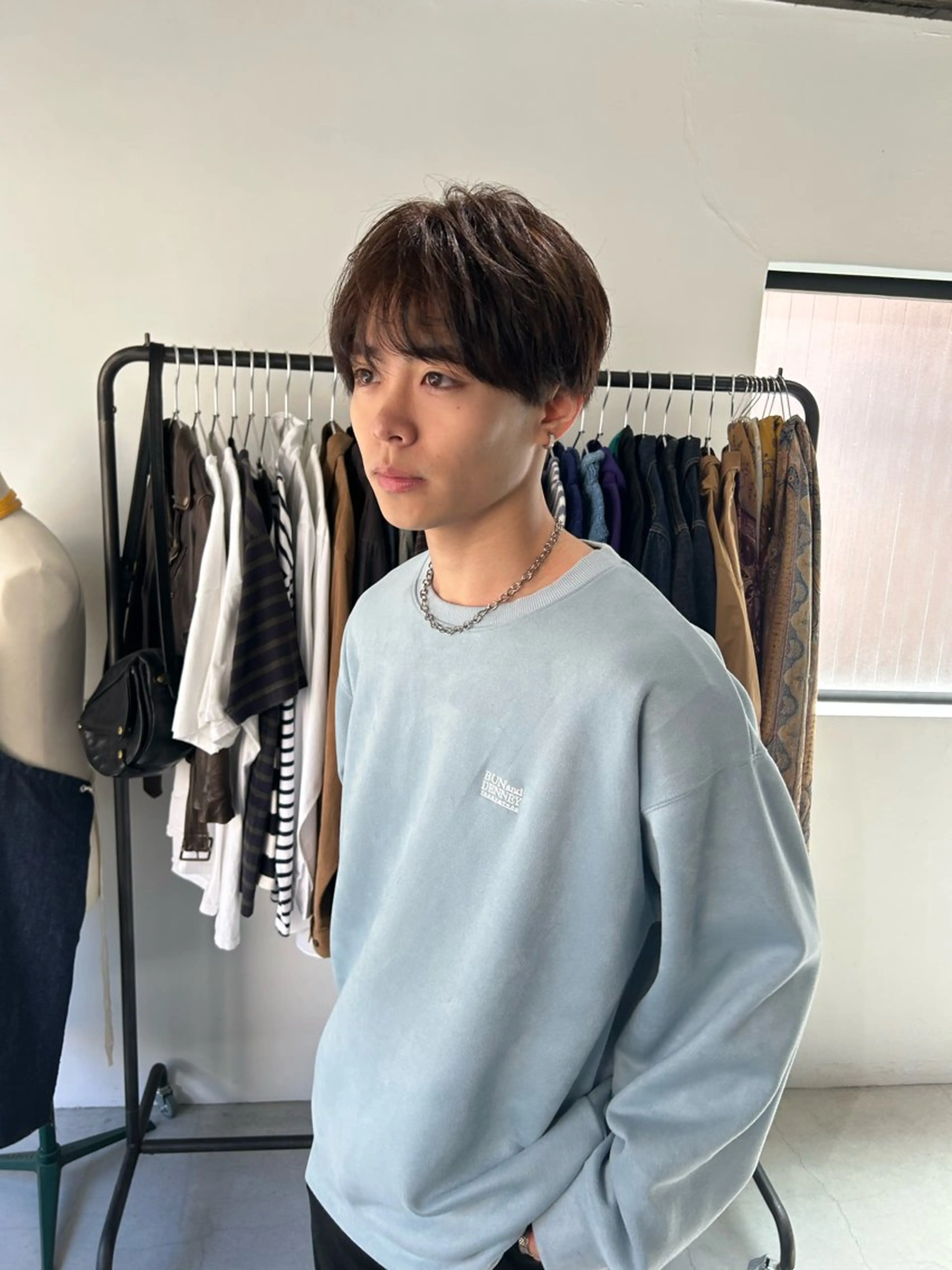 ショート カラー メンズ ヘアカラー fifth 原宿　【フィフス】所属・fifth/メンズ パーマ/川﨑泰就のヘアスタイル