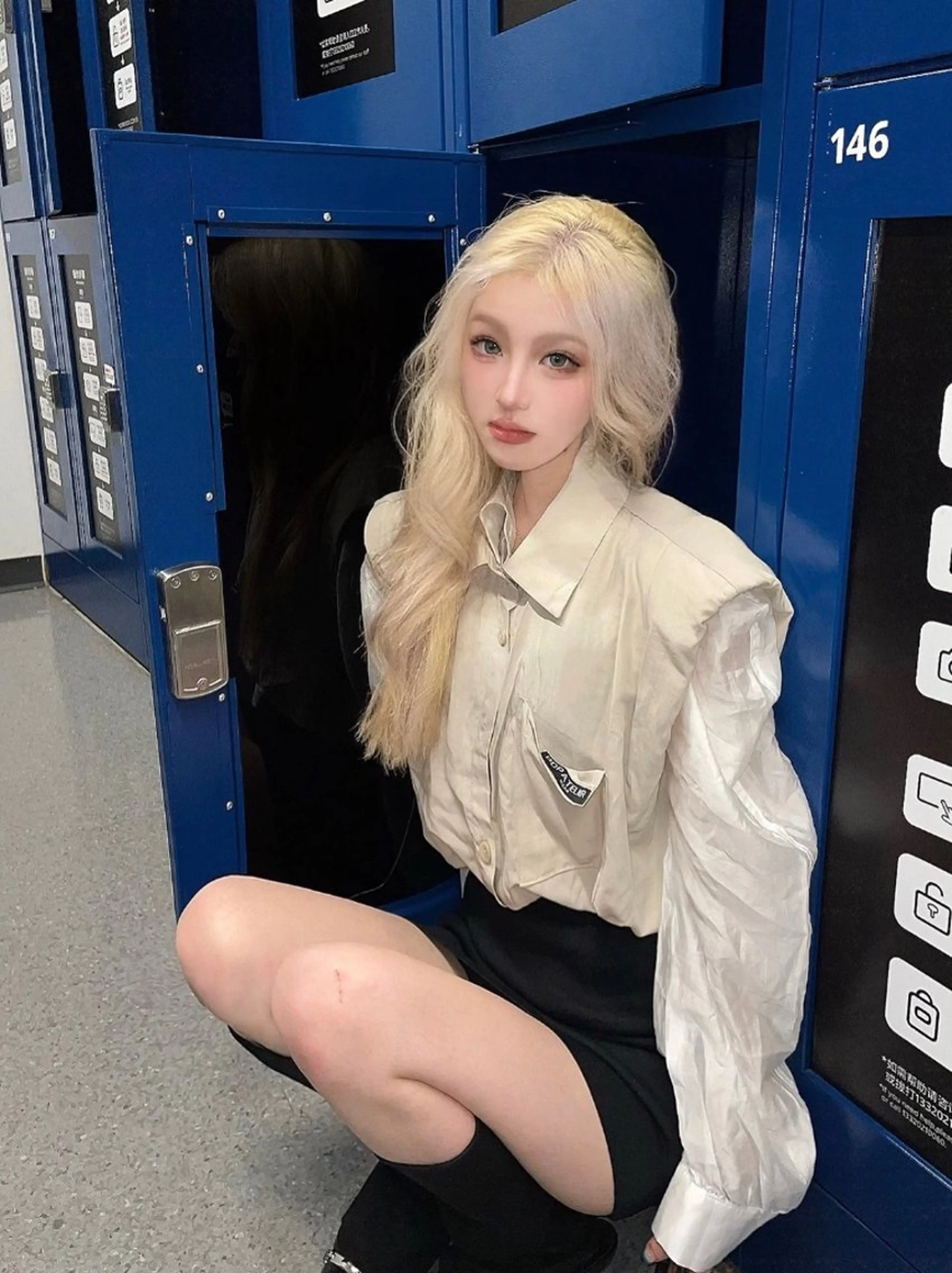 ミディアム カラー ヘアアレンジ ヘアカラー トリートメント mina 🌷のヘアスタイル