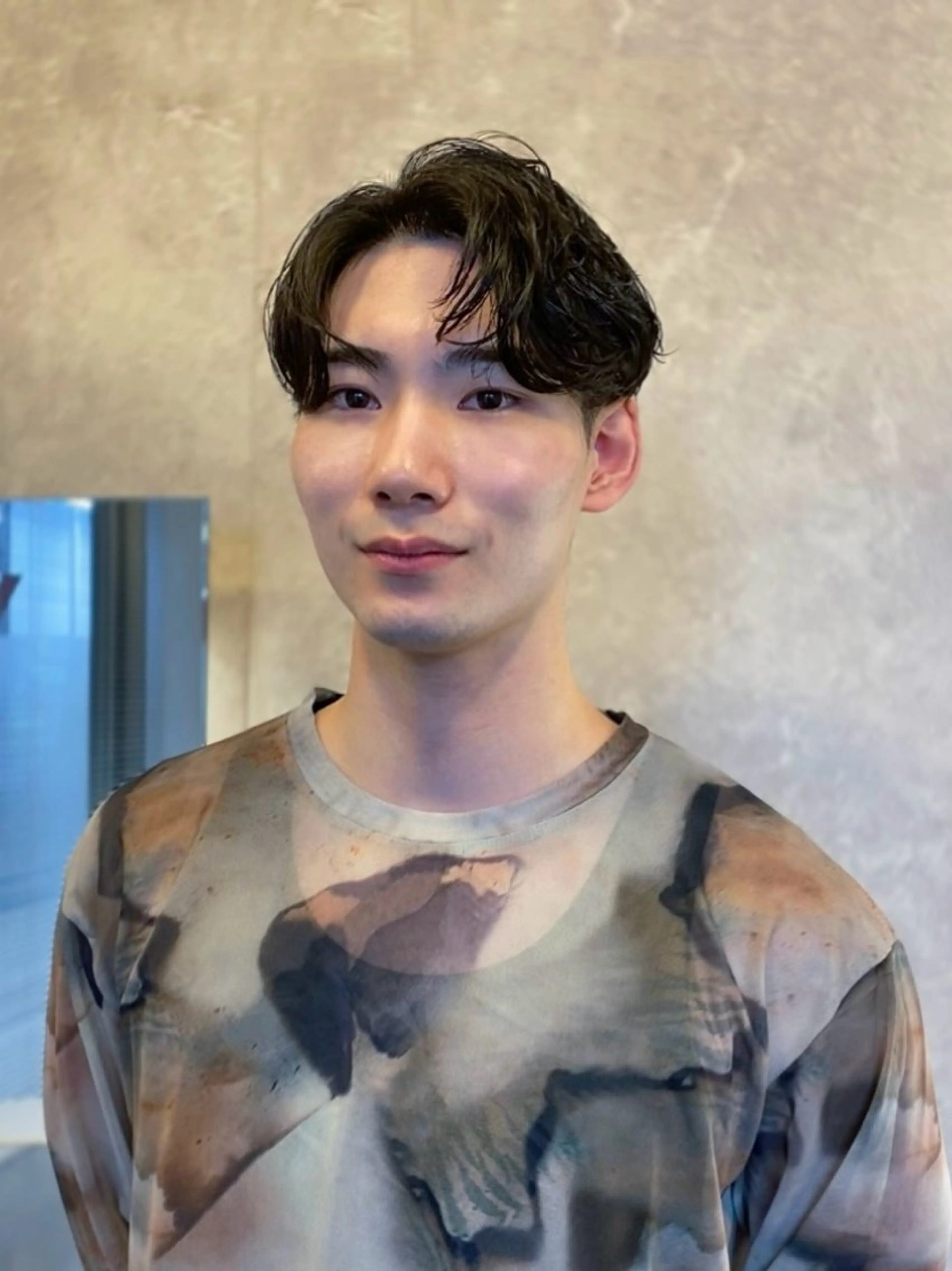 パーマ メンズ メンズパーマ ニュアンスパーマ カット パーマ トリートメント k.e.y銀座店所属・安藤幹人 メンズカット/パーマのヘアスタイル