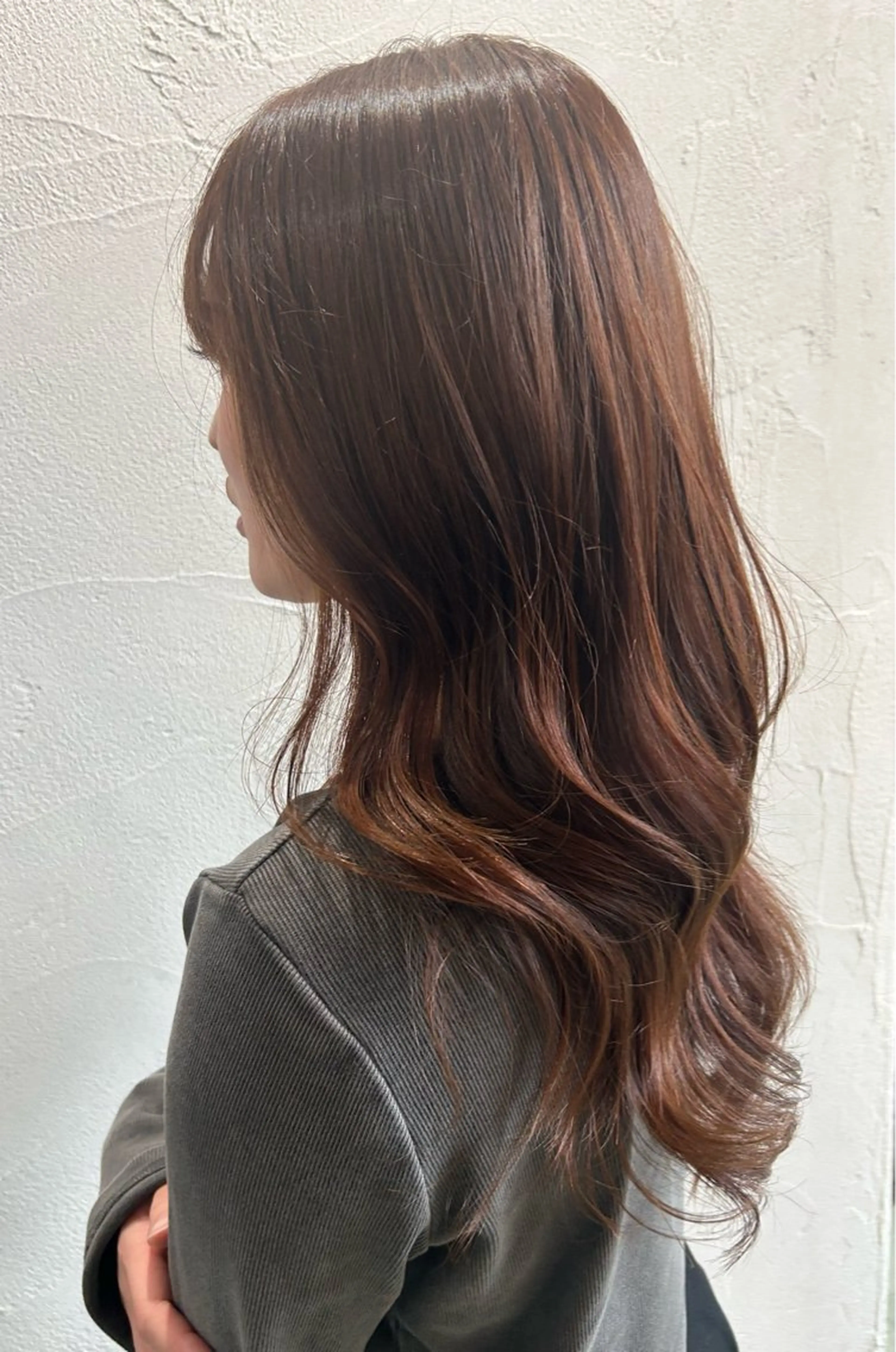 ロング カット ヘアカラー トリートメント 剣持友希/ifh iizuka/高崎のヘアスタイル