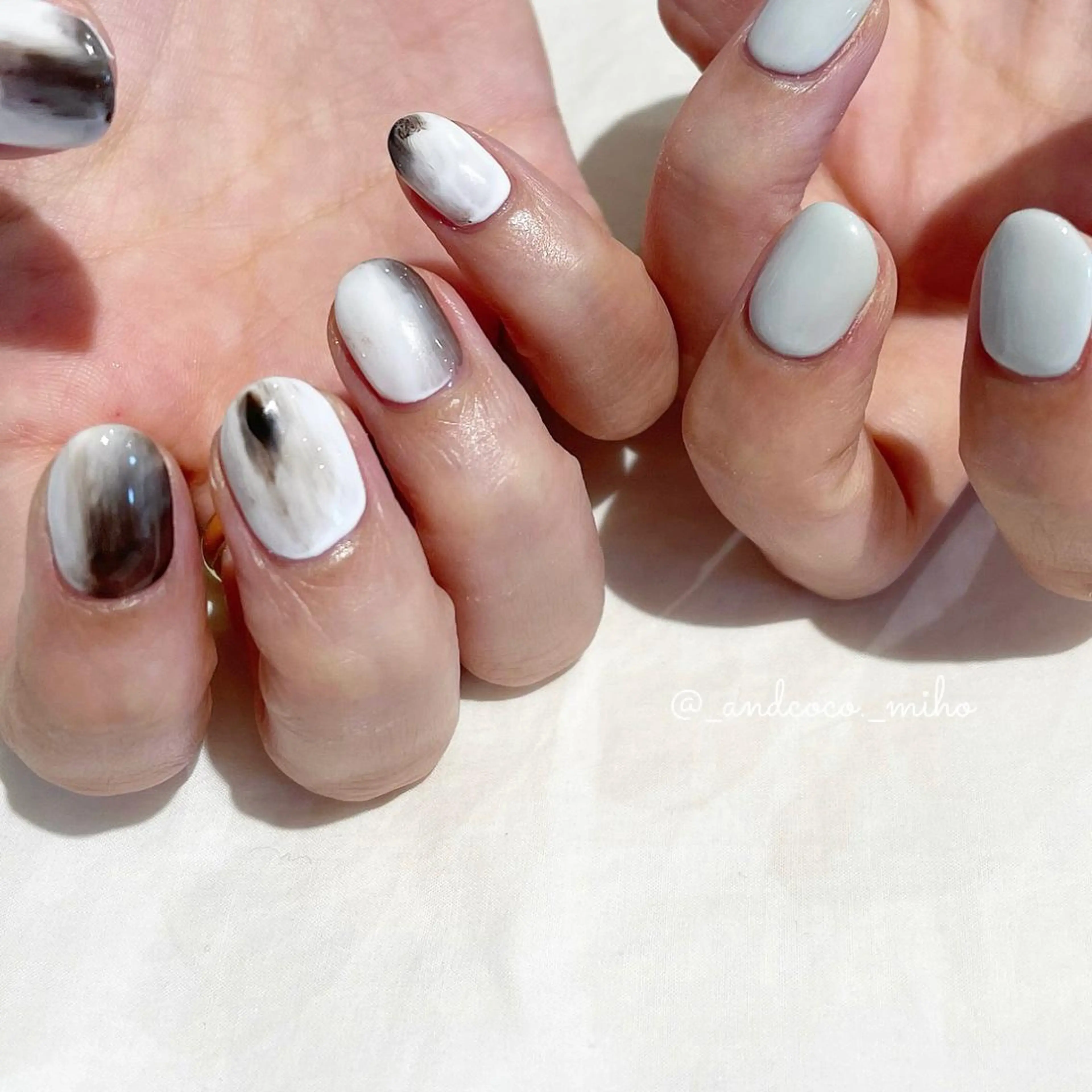 ネイル ハンドネイル And  & coco. eyelash & nail所属・Nailist〻 mihoのネイルデザイン