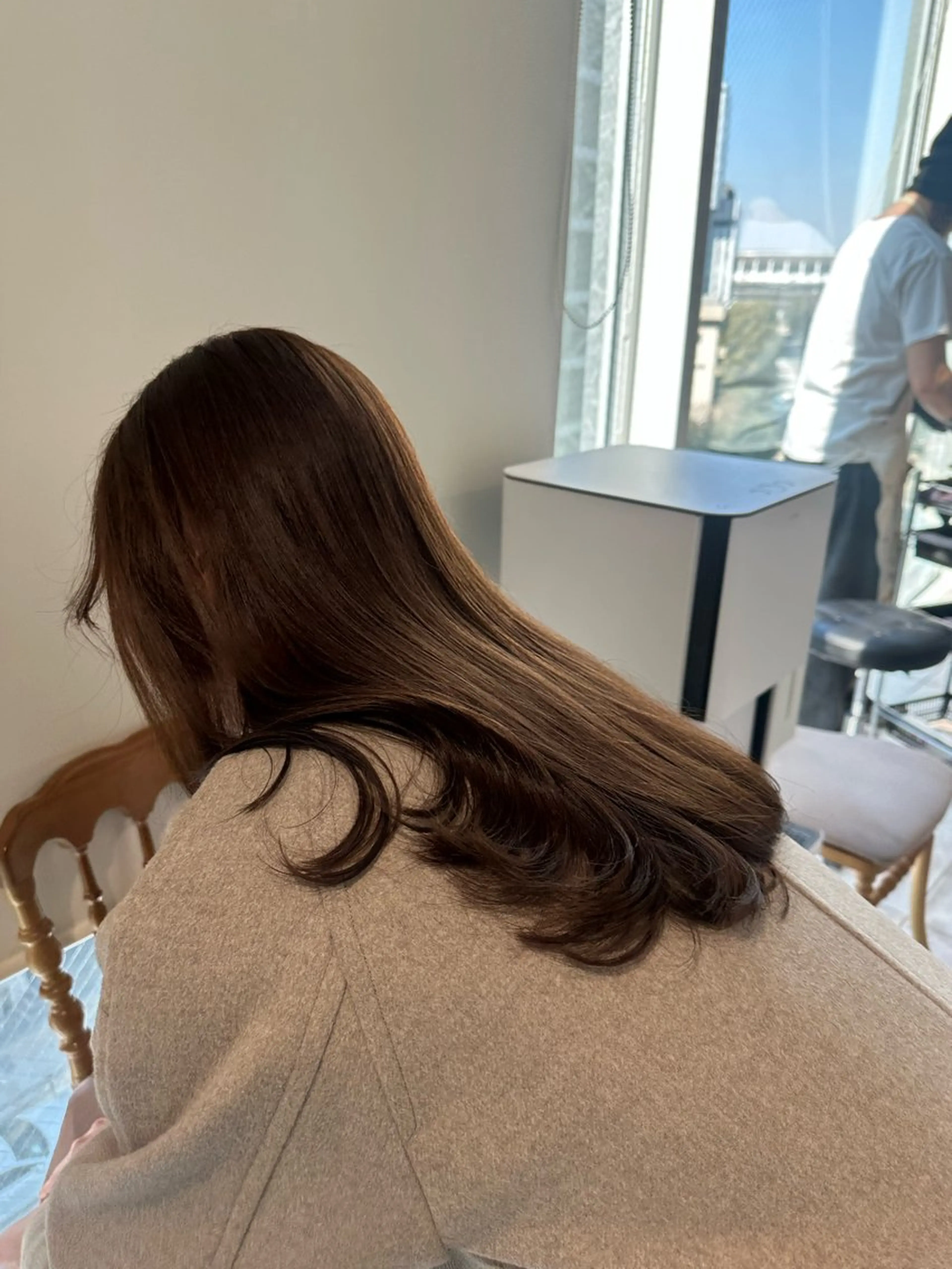 ロング カラー キッズ カット ヘアカラー トリートメント オトナヘア🌿 harukaのヘアスタイル
