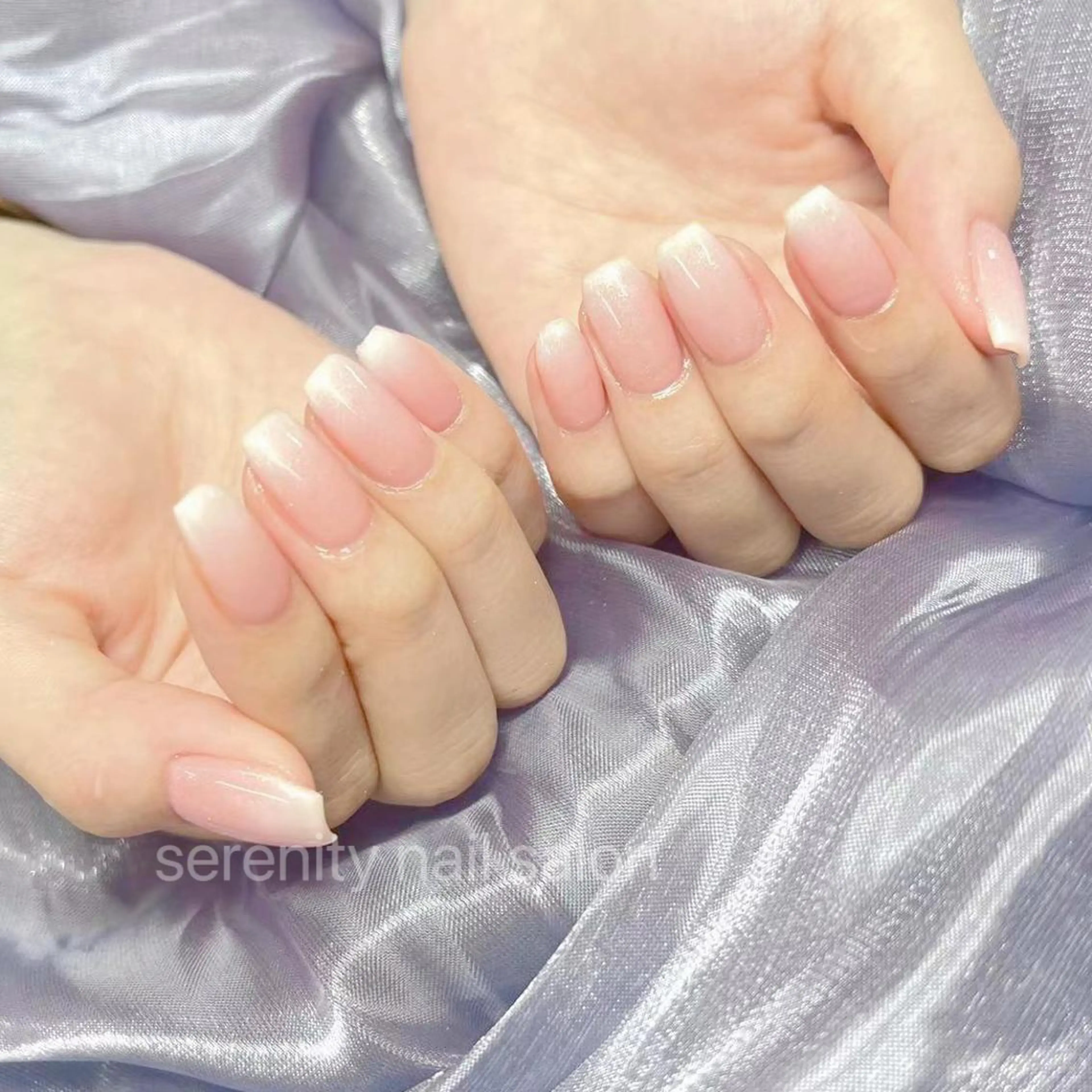 ネイル ハンドネイル ハンドケア ✨Serenity ワンホンネイルのネイルデザイン