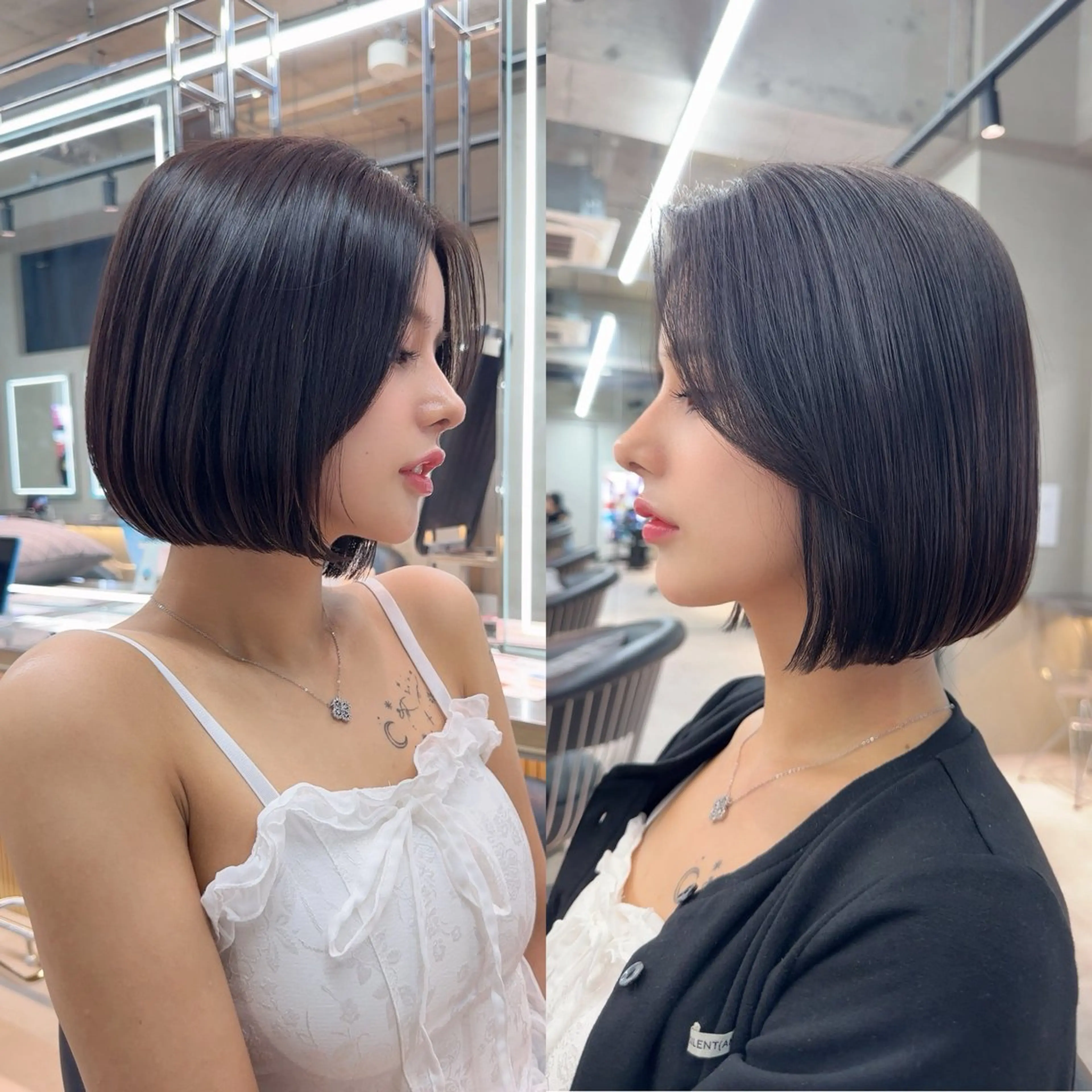 ミディアム カット ヘアカラー 縮毛矯正 トリートメント ✨髪質改善特化✨副 店長椎葉信乃介のヘアスタイル