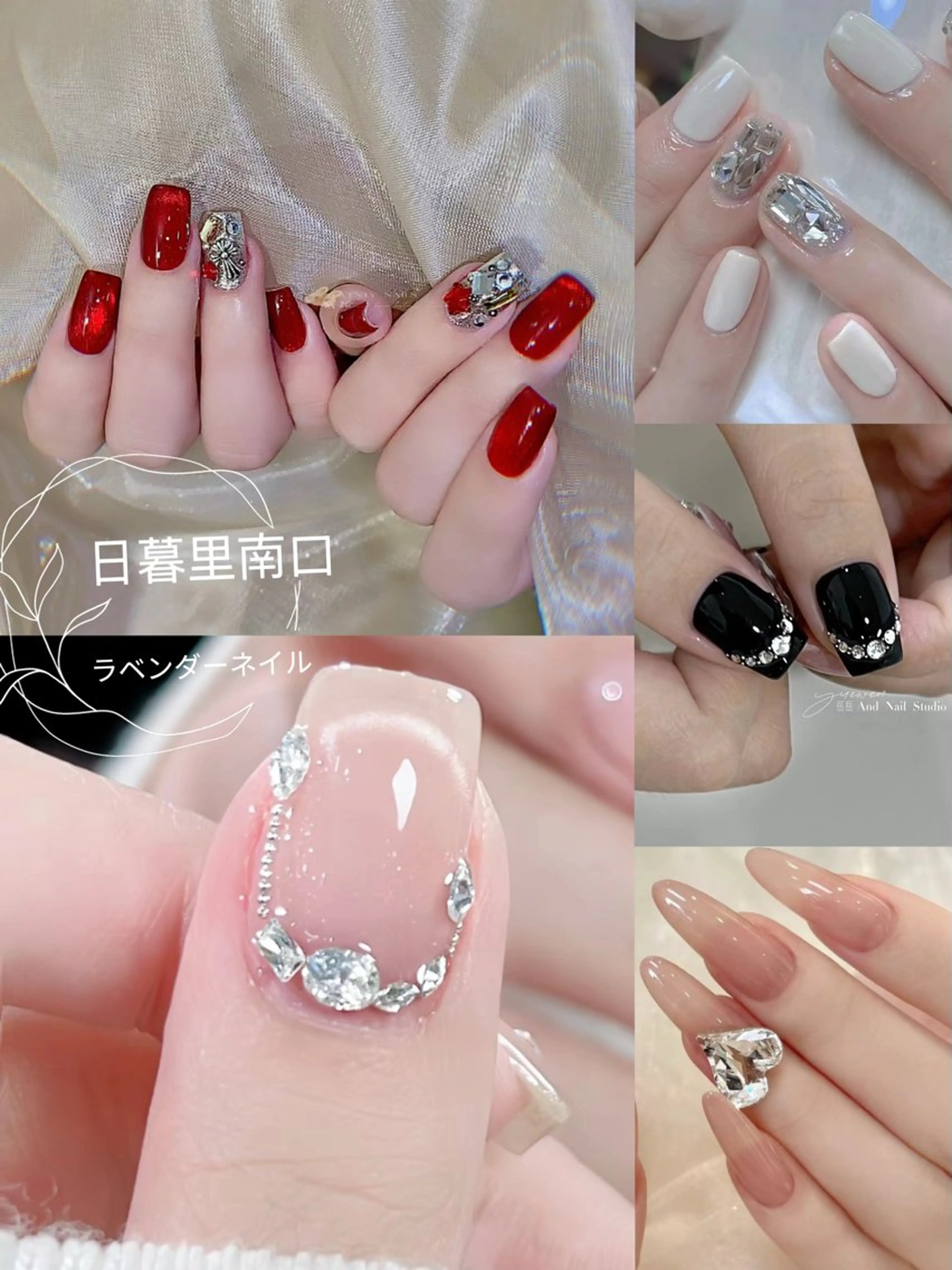 ネイル ハンドネイル ラベンダーネイルサロン所属・日暮里♡研修生 チクさん（一同）のネイルデザイン