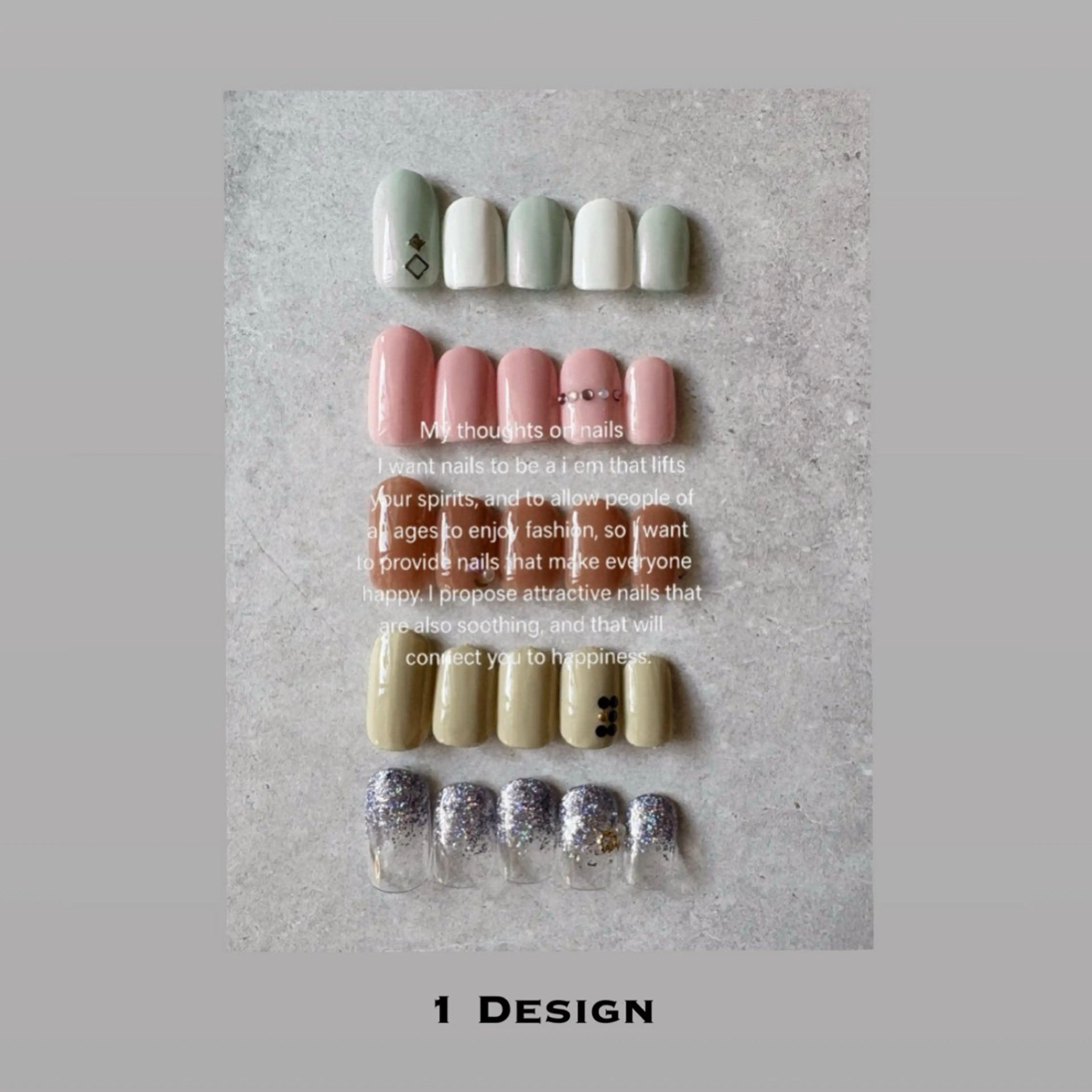 【オフ込み】1DESIGN💛定額ネイルの写真