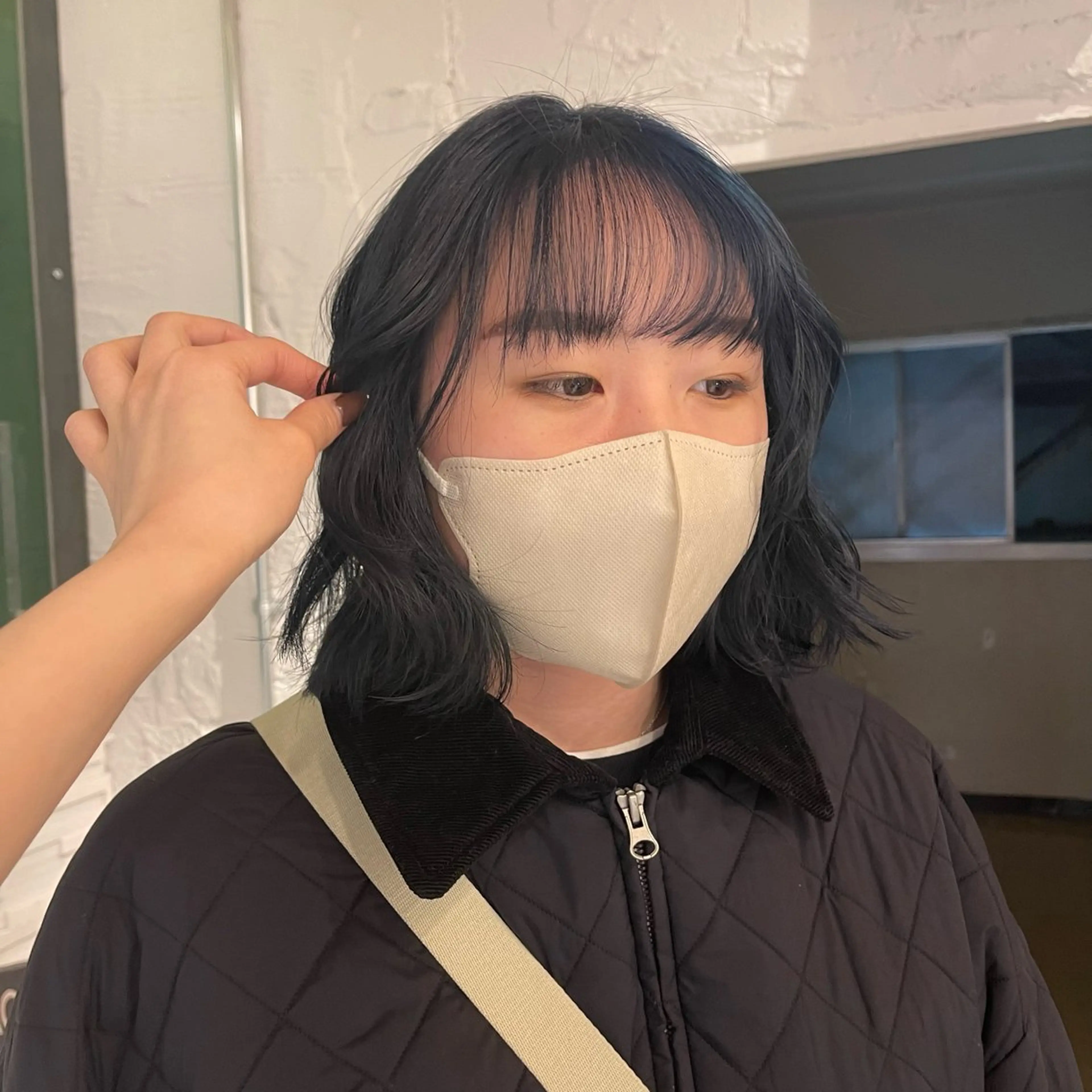 ショート カラー ヘアカラー トリートメント lunty miichiのヘアスタイル