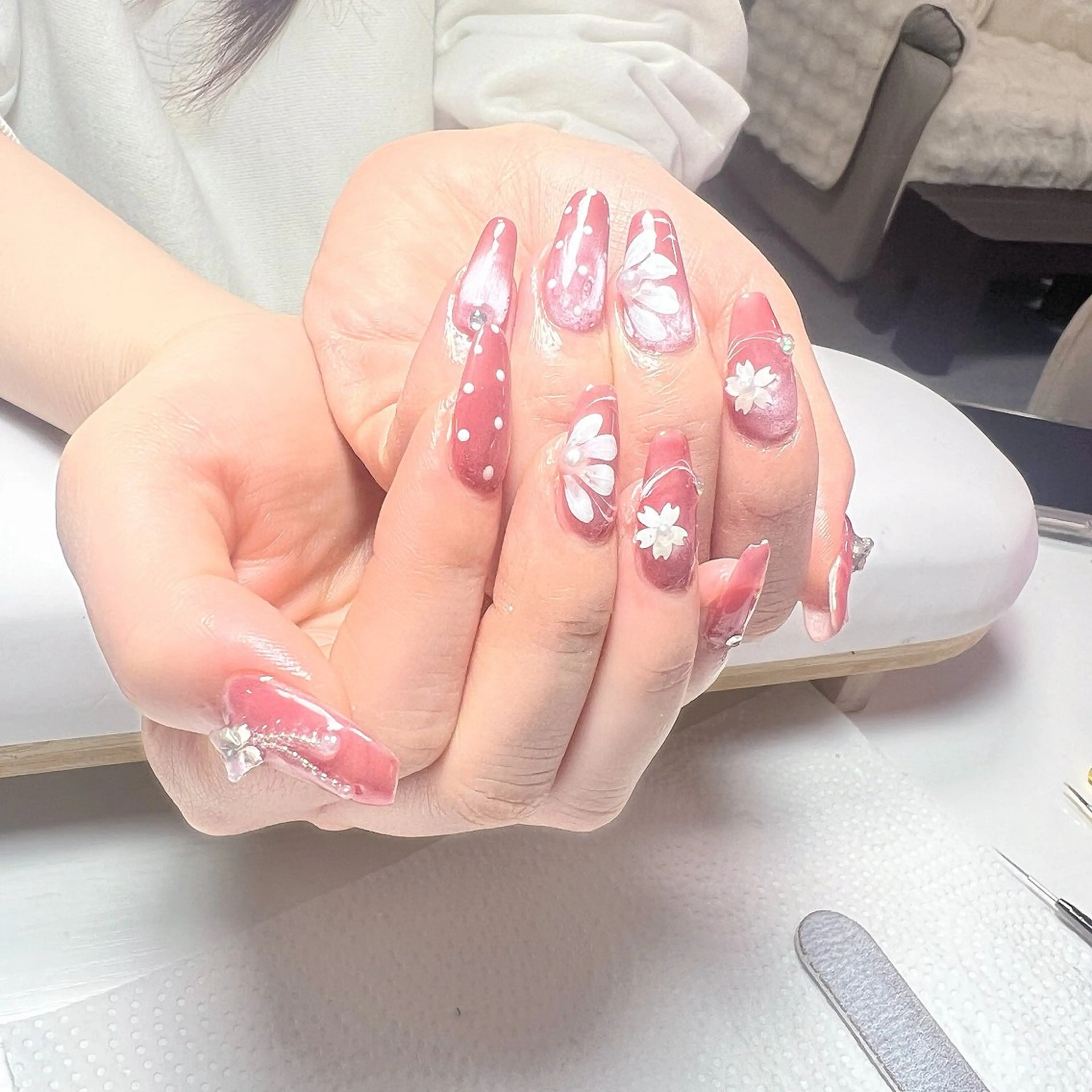 ショート ハンドネイル は !のネイルデザイン