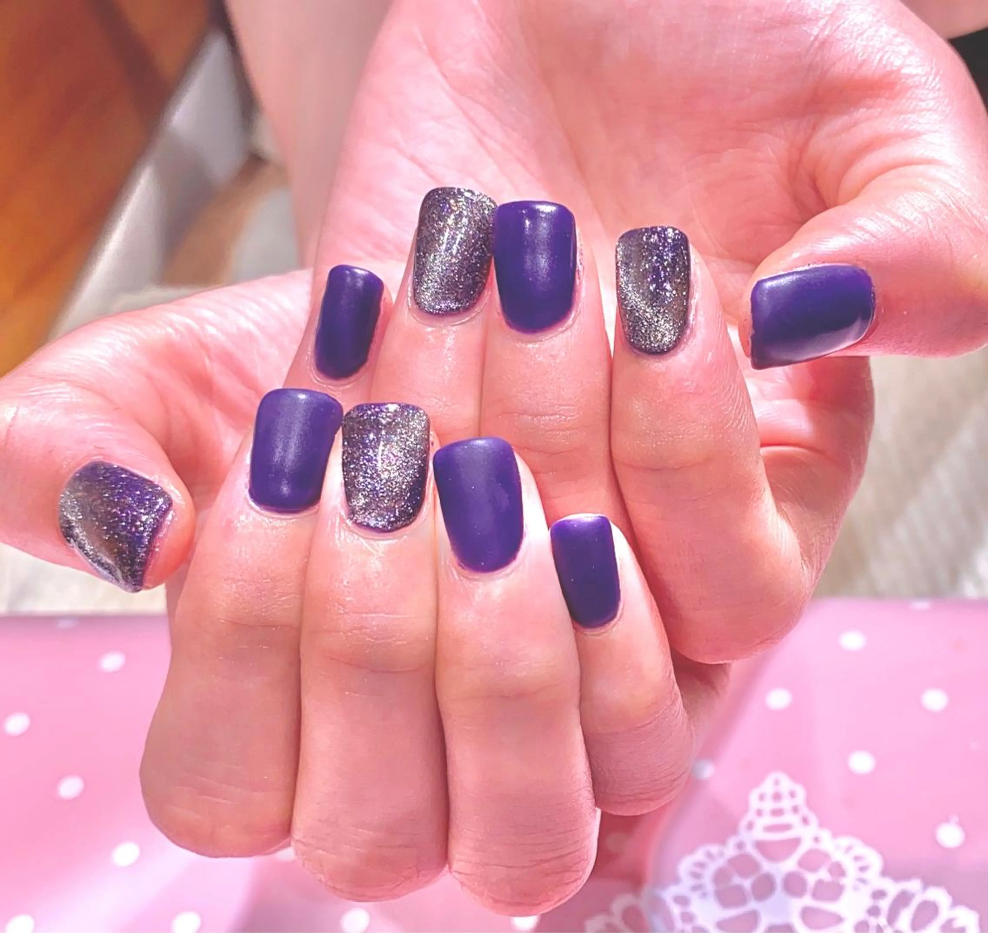 ネイル ジェルネイル マグネットネイル マットネイル VIST☆ ｍａｍｉのネイルデザイン