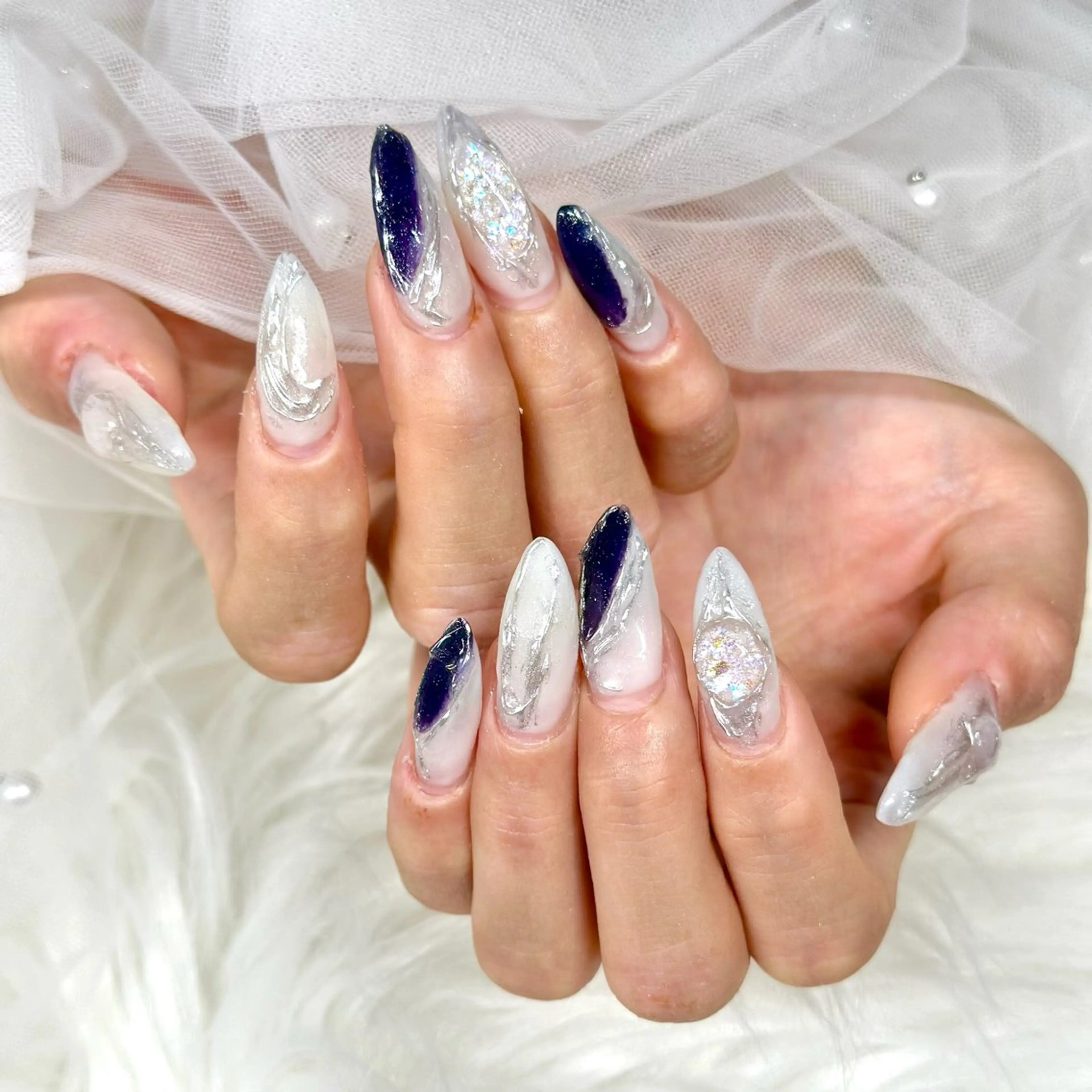 ネイル ハンドネイル フットネイル まつい さきのネイルデザイン