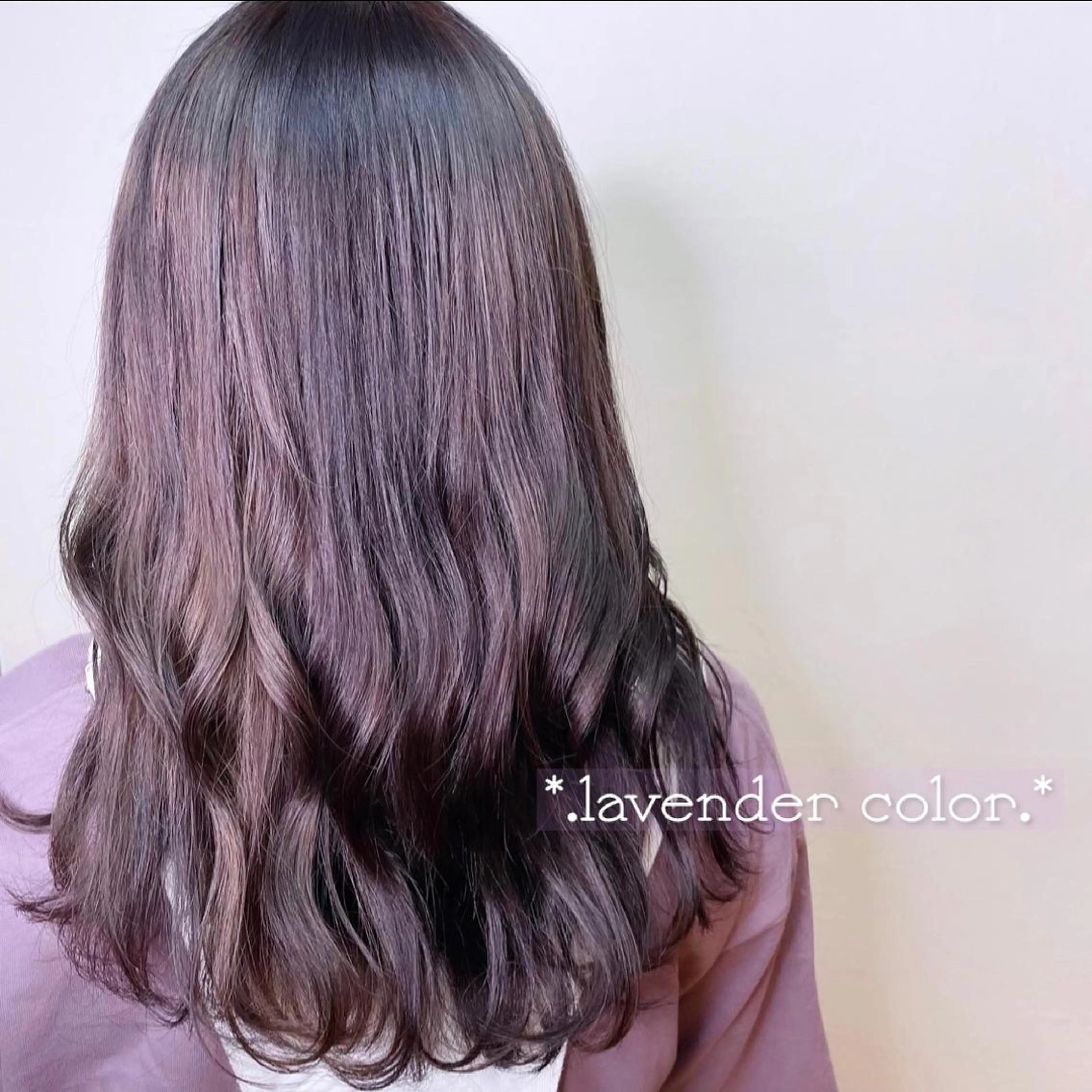 ロング カラー パープルカラー ヘアカラー 💐レイヤー/透明感 カラー💐智口彩香のヘアスタイル
