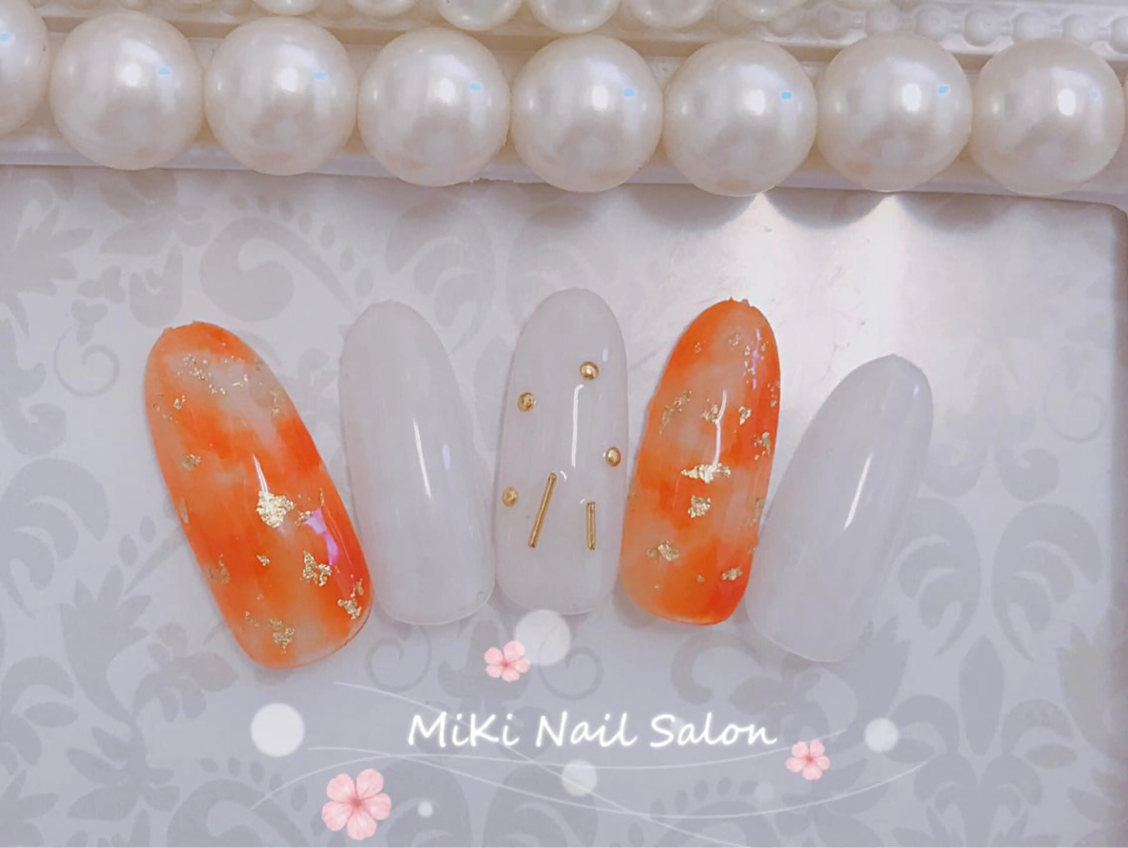 ネイル MiKi Nai池袋 長さだし得意のネイルデザイン