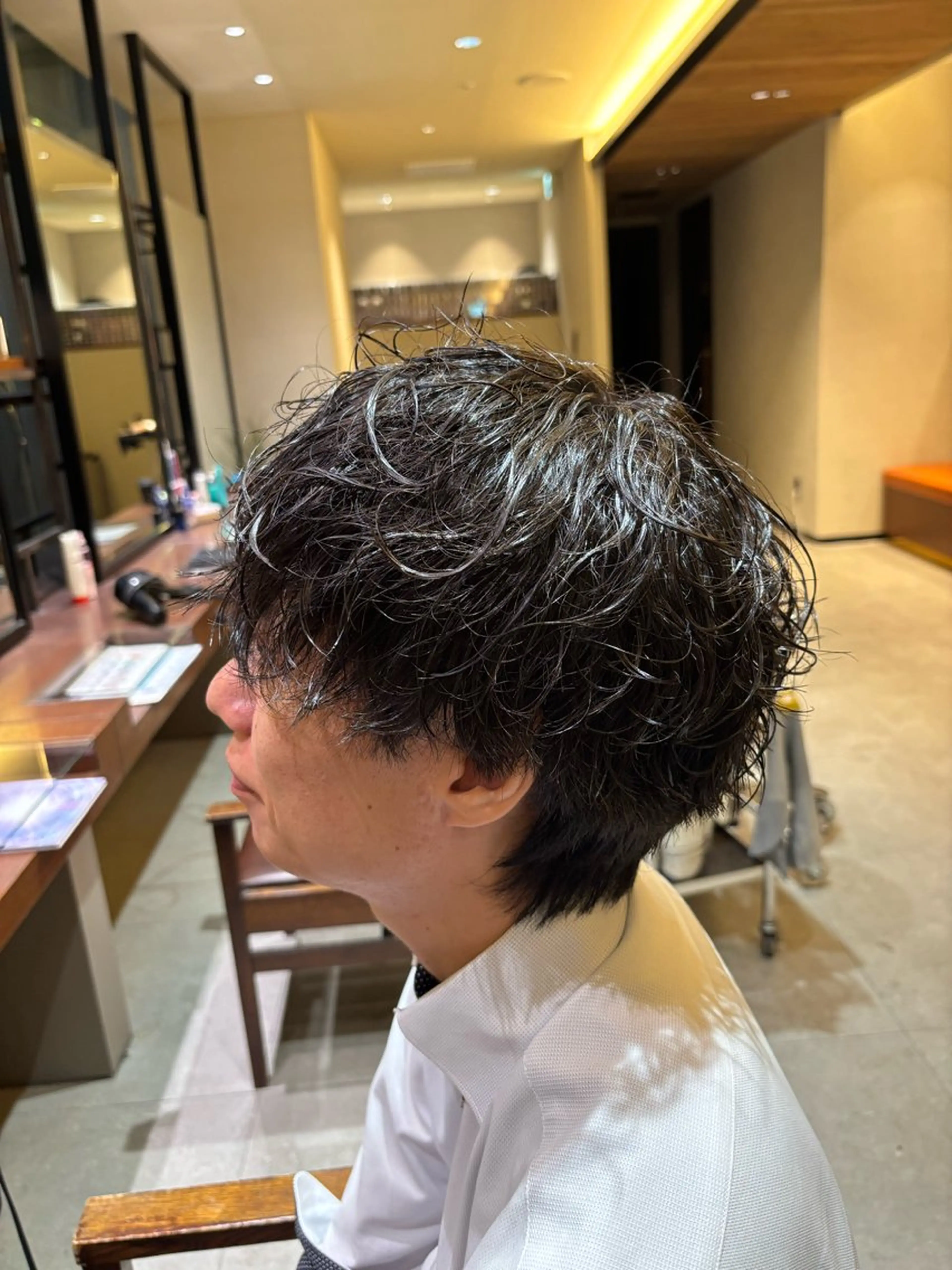 パーマ メンズ カット パーマ FURUSHO所属・透明感カラー/ ツイスパ/小倉悠佑のヘアスタイル