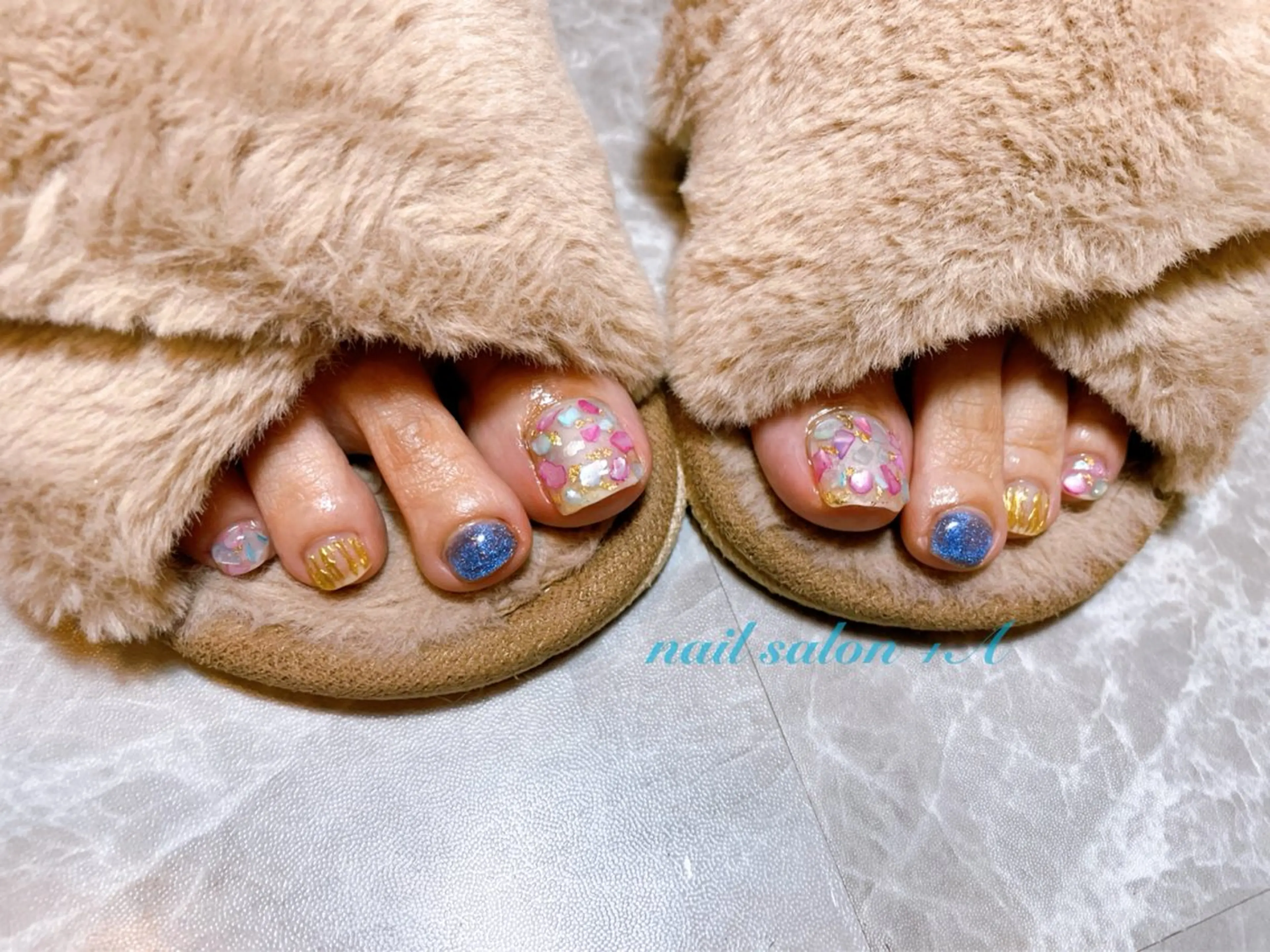 ショート フットネイル nail salon +A所属・Nail Salon +Aのネイルデザイン