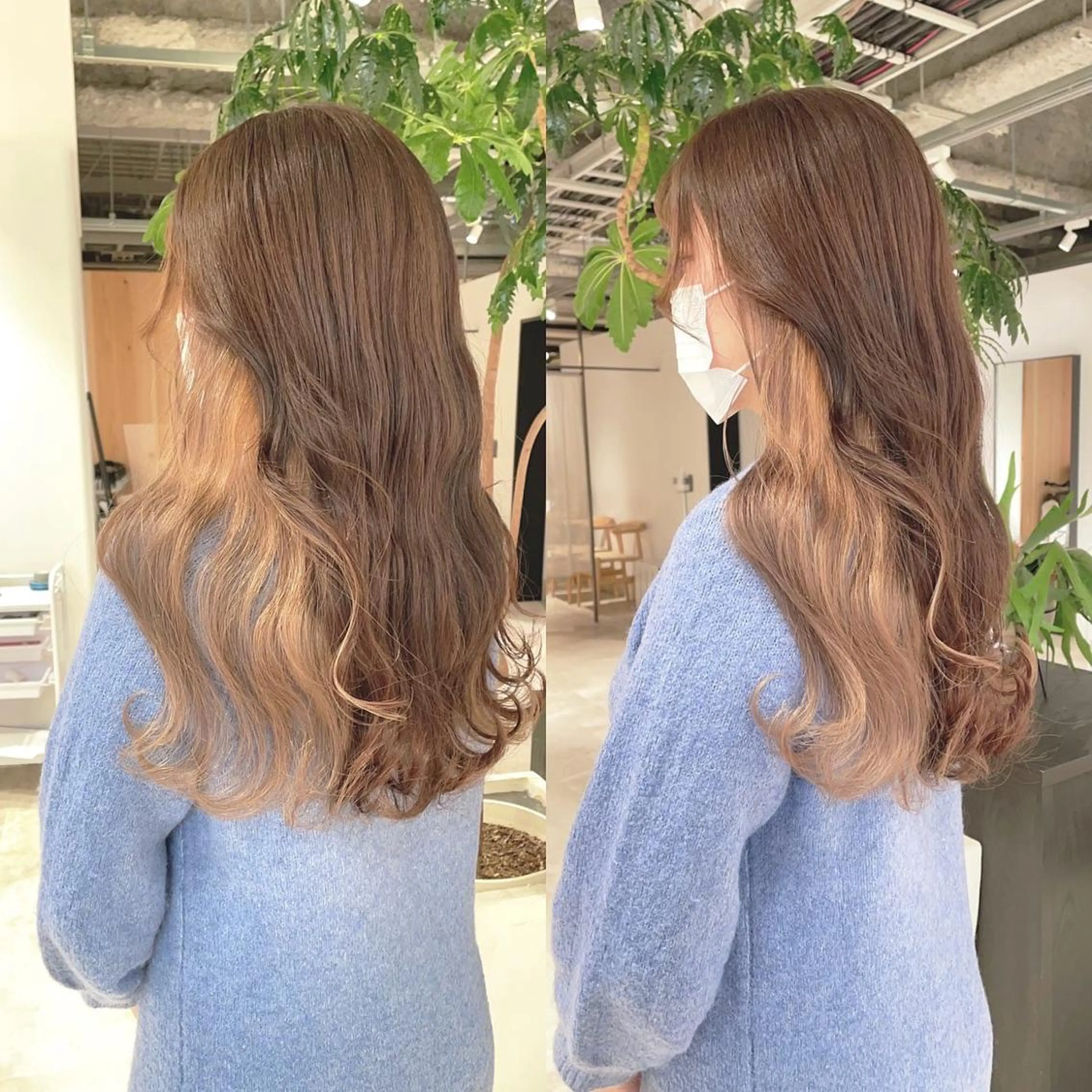 ロング カラー ブリーチ ヘアカラー トリートメント 渋谷:インナーカラー ／🍒エリカ🍒のヘアスタイル
