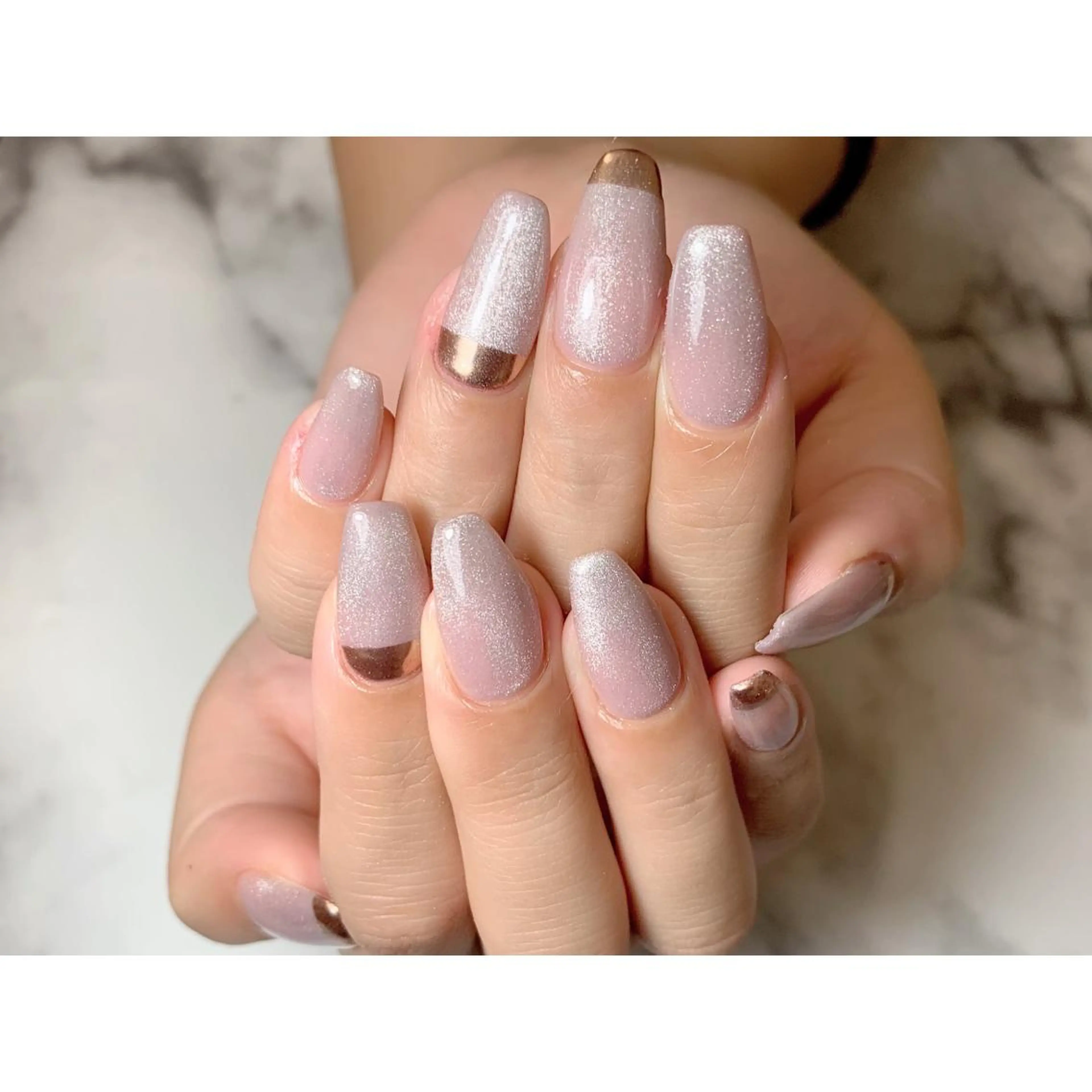 ネイル マグネットネイル ミラーネイル nailsalon maluriのネイルデザイン