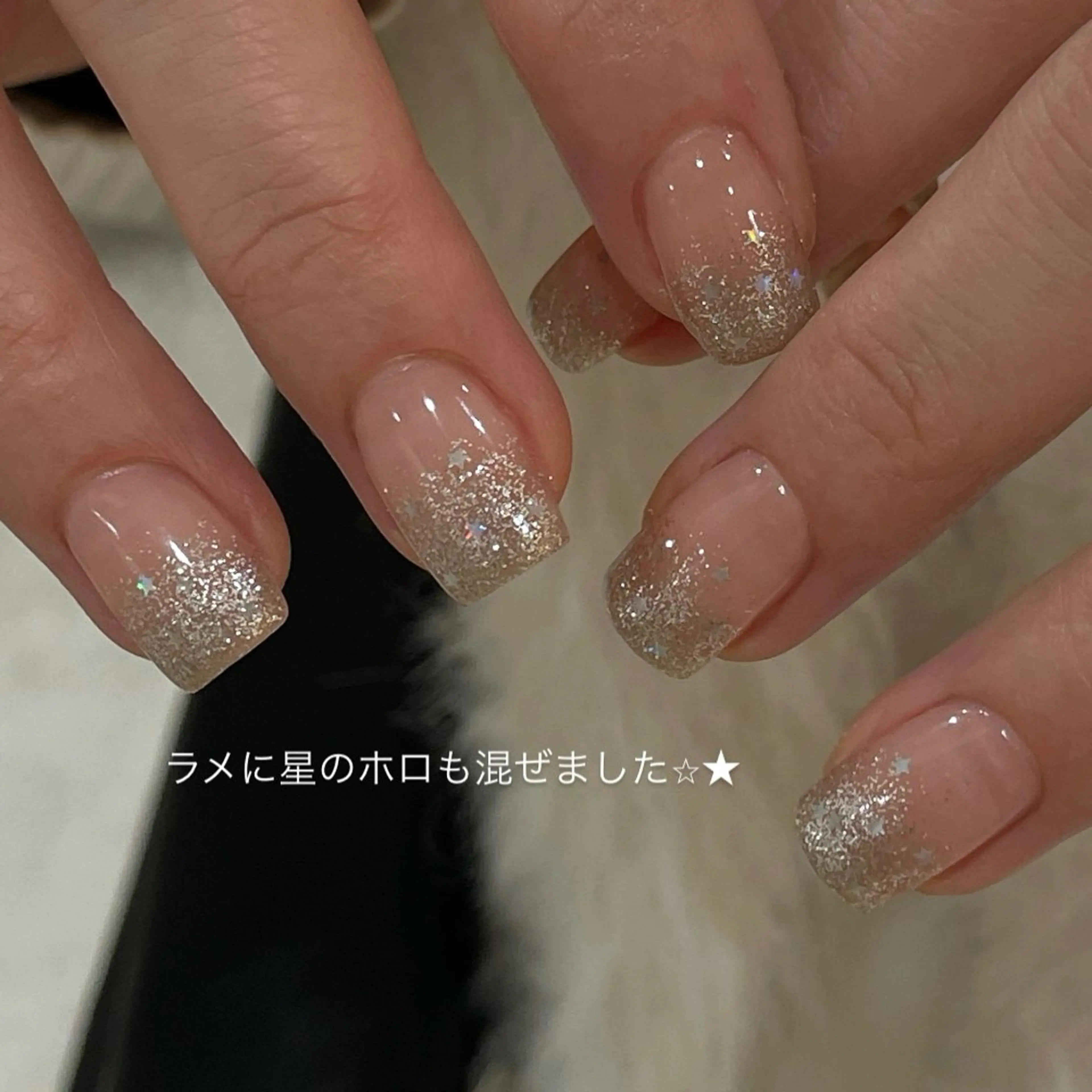 ネイル シルバー ハンドネイル you (ユウ)のネイルデザイン