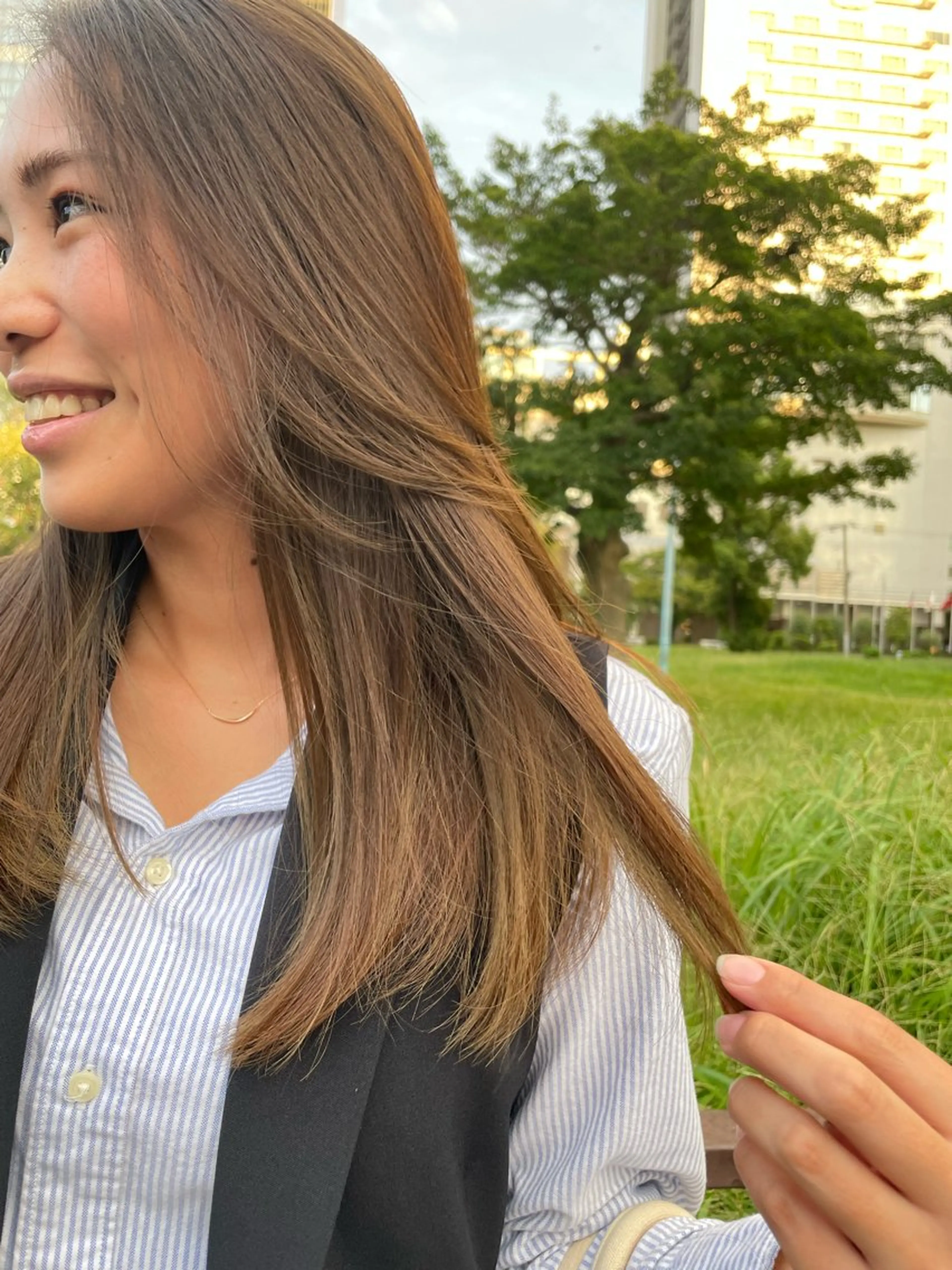 カラー ハナ🌼 梅田/ボブ/パーマのヘアスタイル