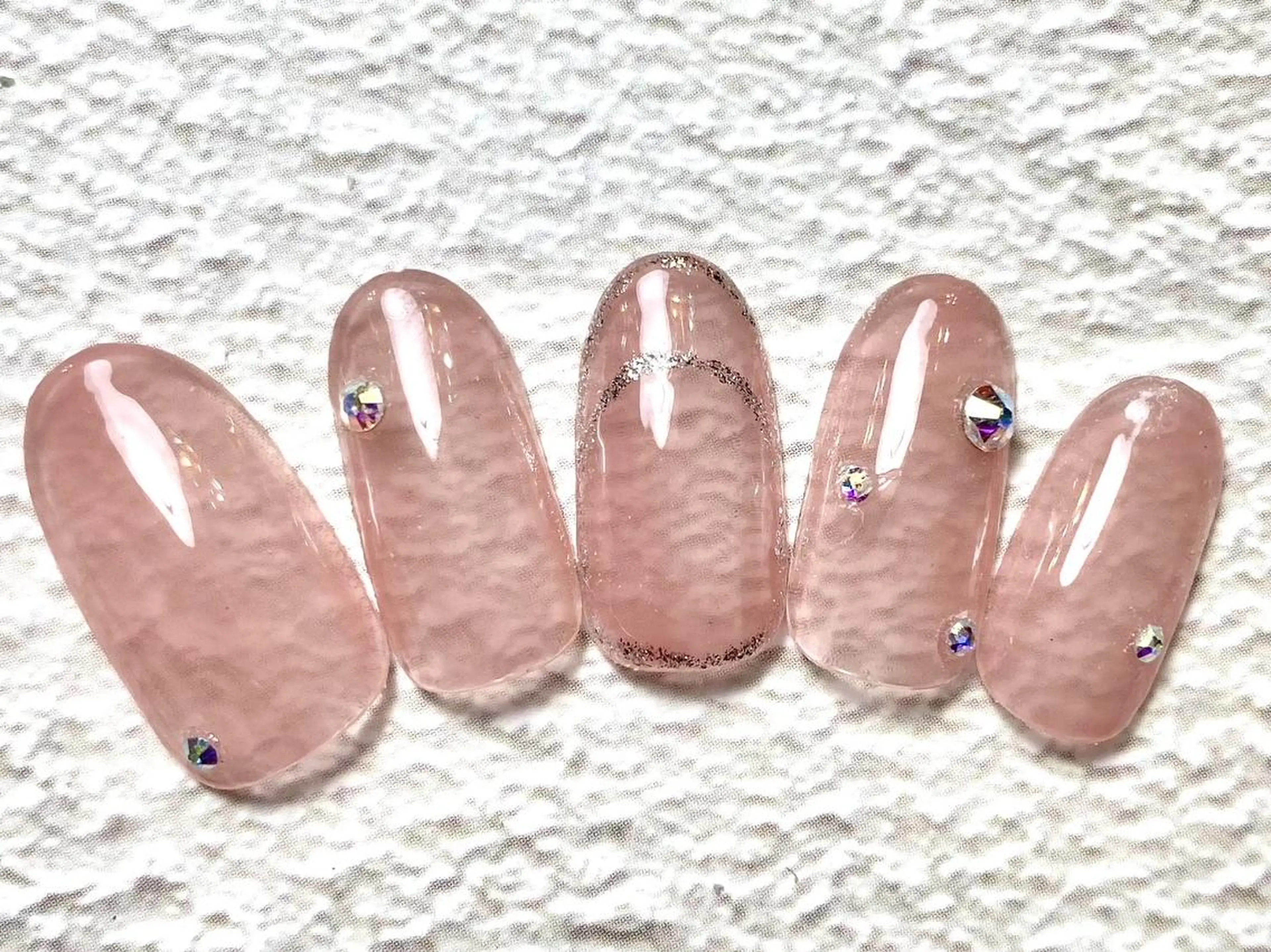 ネイル アートネイル シンプルネイル Ellie Nail Honamiのネイルデザイン