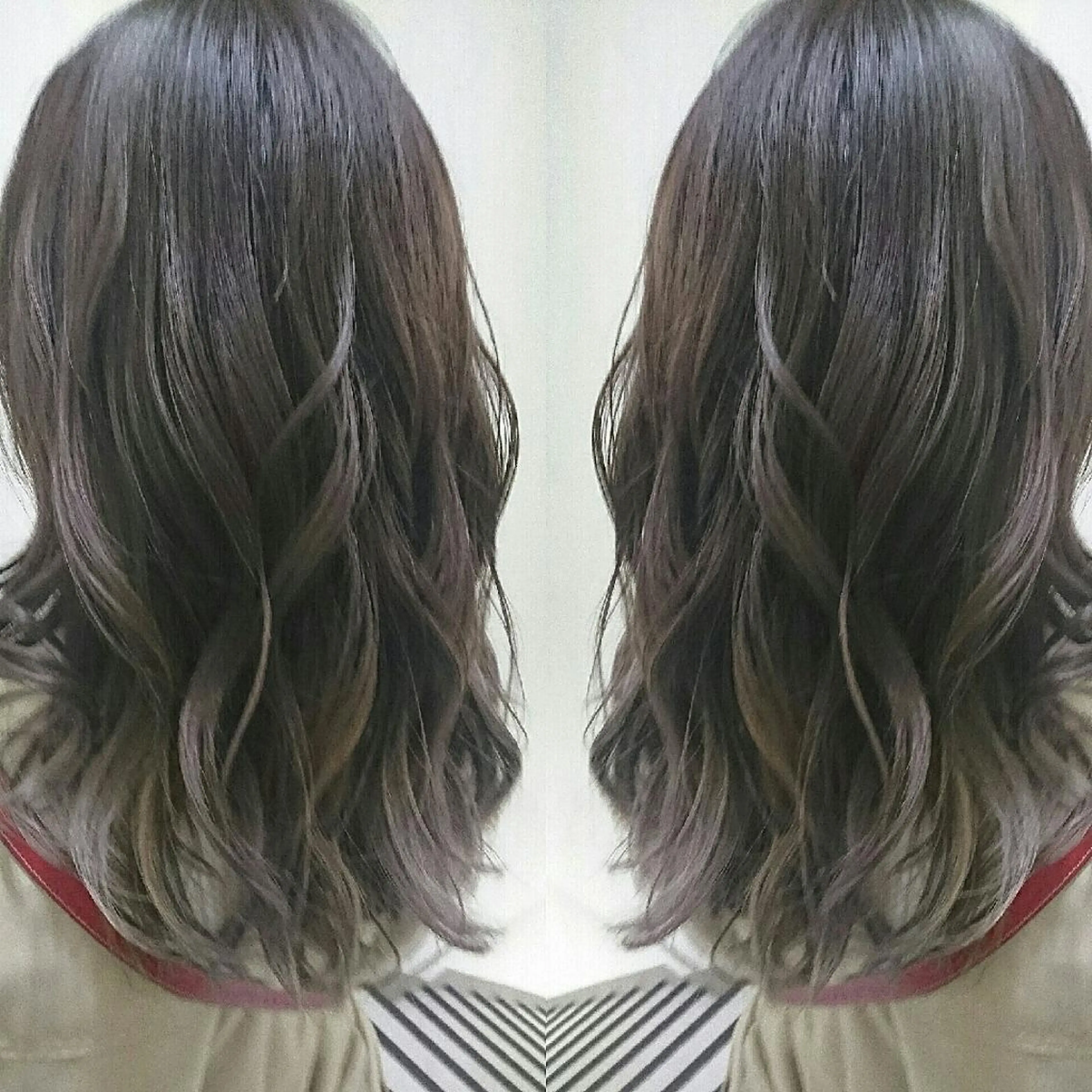 セミロング カラー イルミナカラー youres センター南所属・今満 精二のヘアスタイル