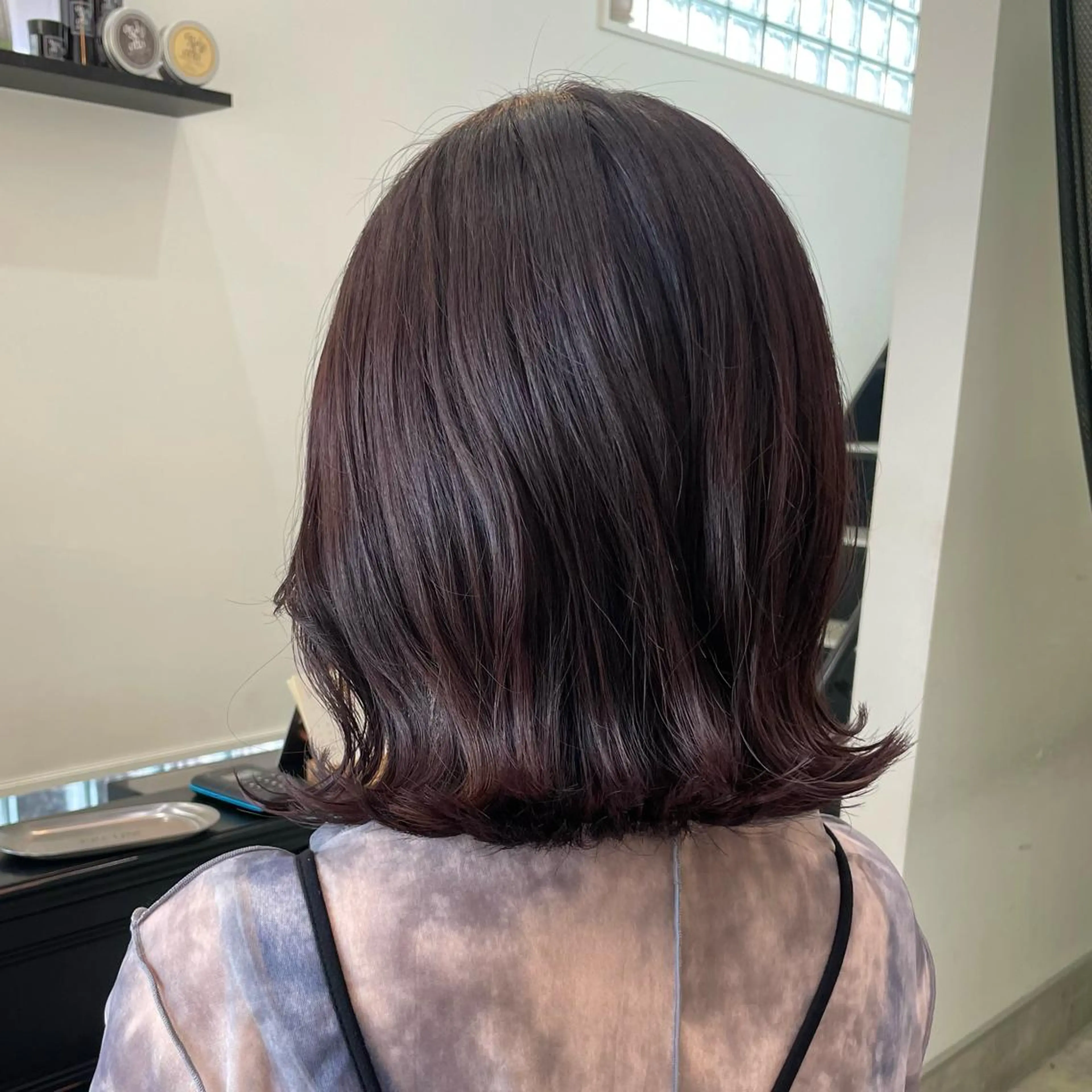 ミディアム カラー recipe 黒木 彩那のヘアスタイル