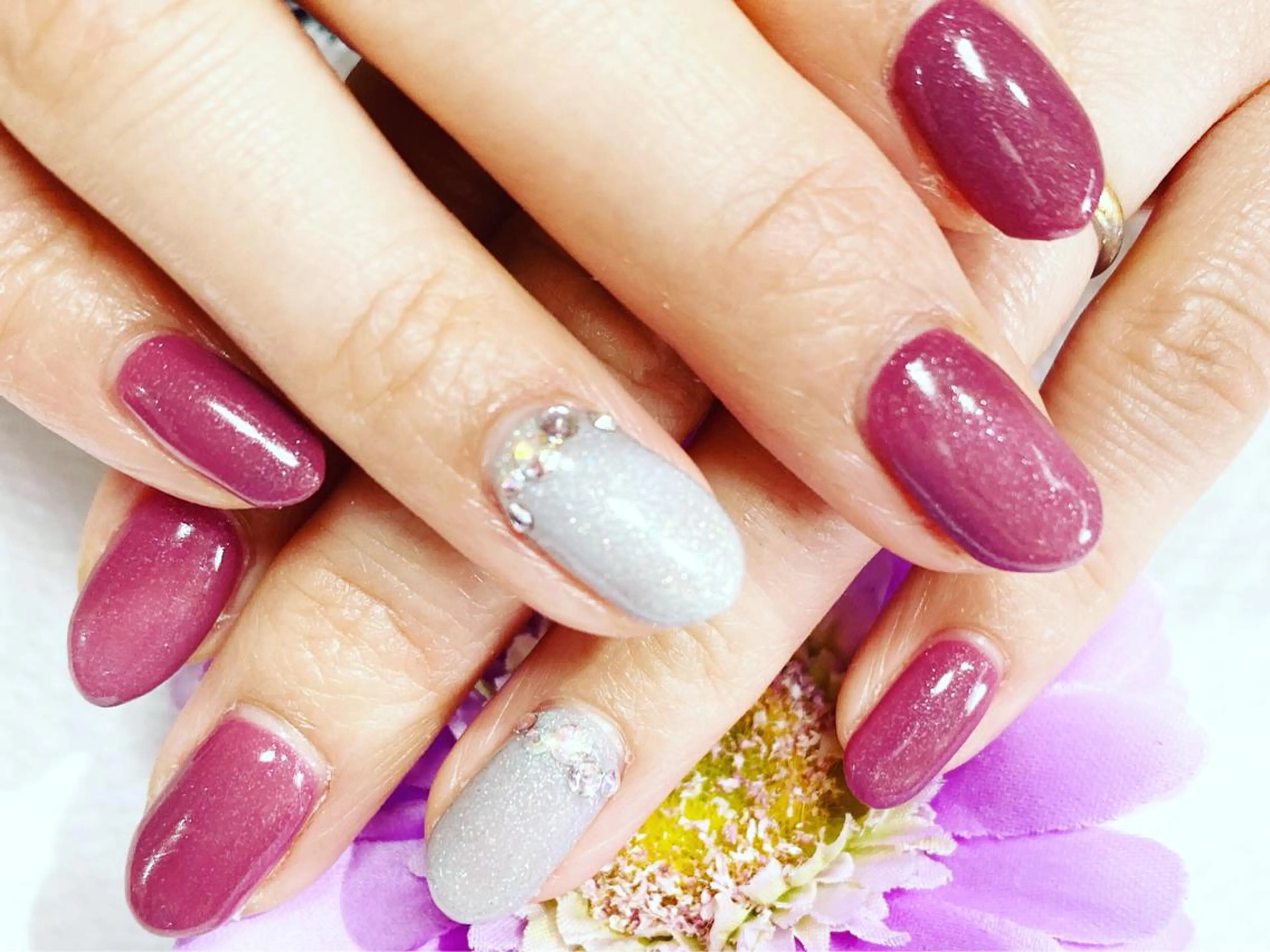 ネイル アニマル柄 成人式 長さ出し フットネイル ジェルネイル ハンドネイル リラネイル所属・福田 美代子のネイルデザイン