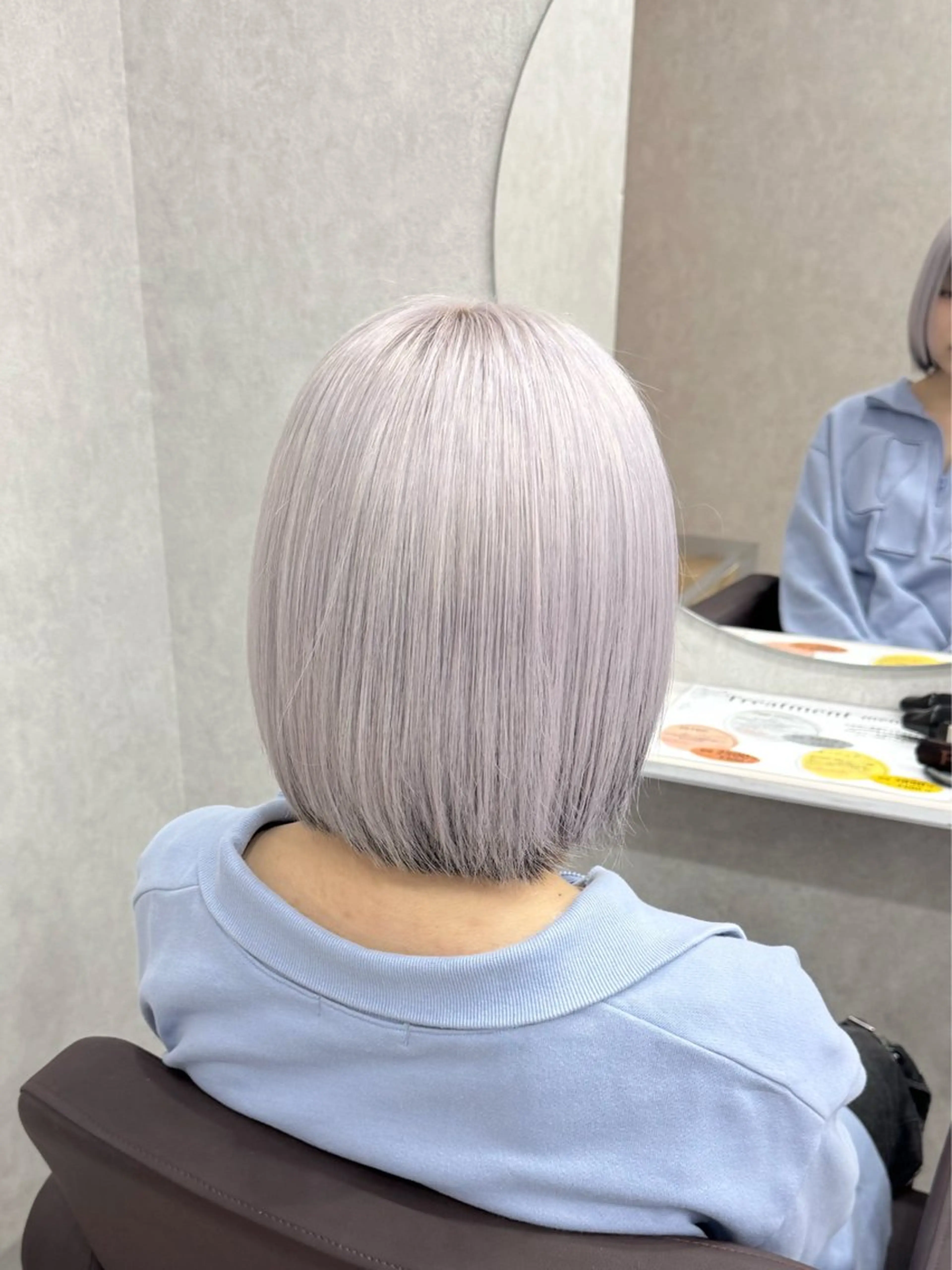ミディアム カラー ヘアカラー トリートメント ヘッドスパ ハイトーン・ブリーチ ムラ修正　八須　錬のヘアスタイル