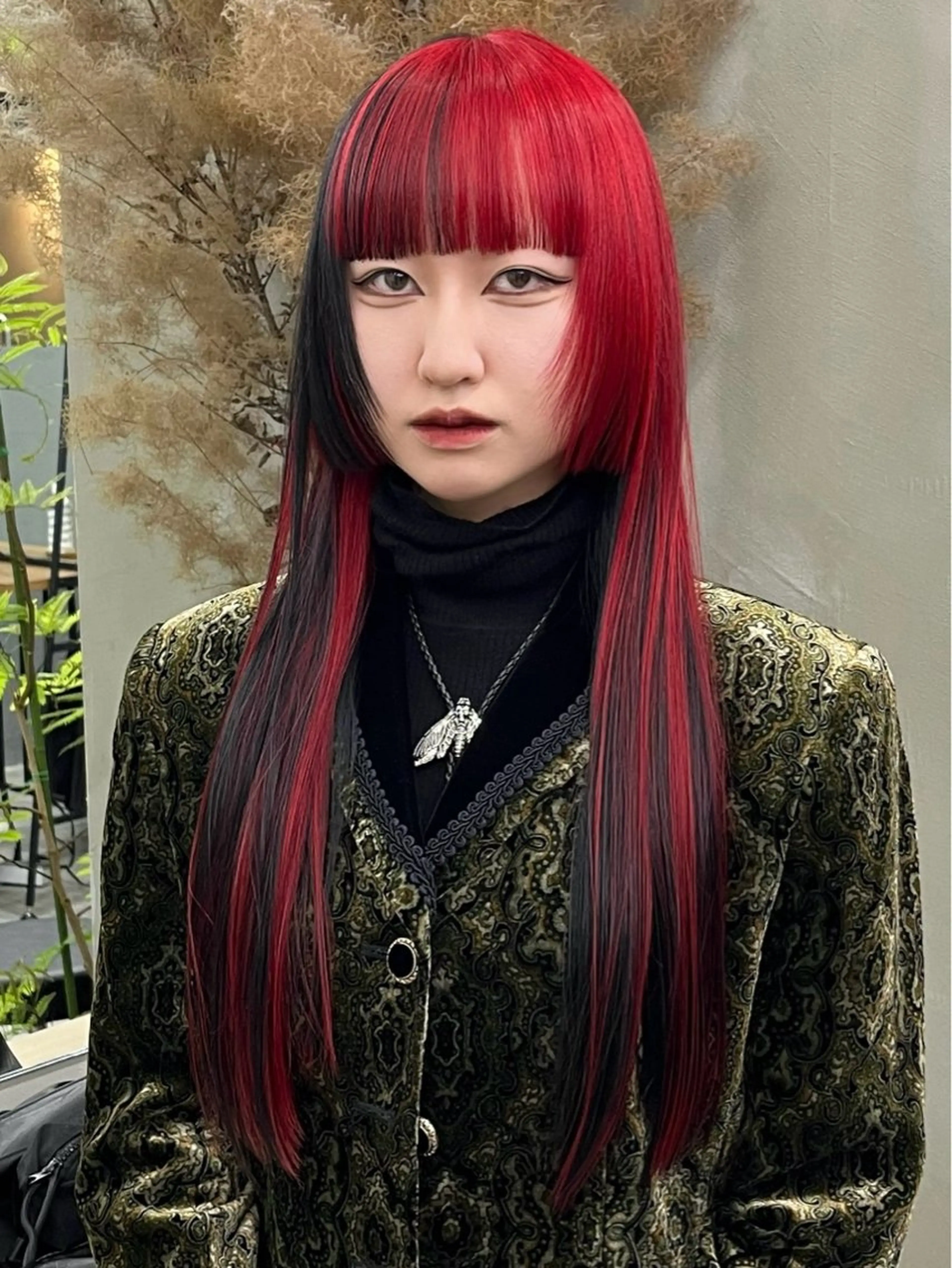 セミロング カット ヘアカラー ウルフ/レイヤー ⚡️ITSUKU⚡️のヘアスタイル