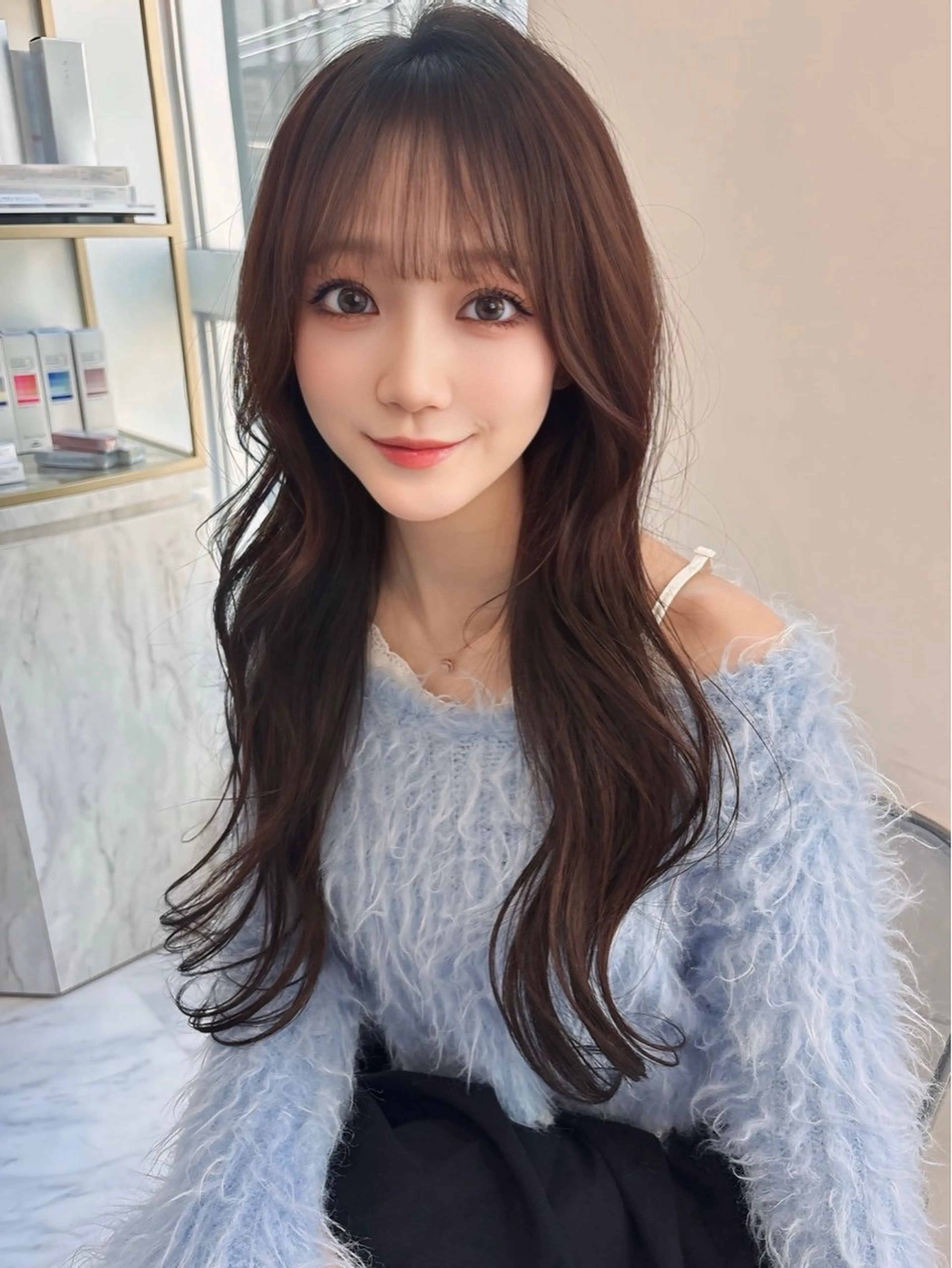 ロング カラー レイヤーカット カット ヘアカラー トリートメント 🍒 MONA SAYAKA 🍒のヘアスタイル