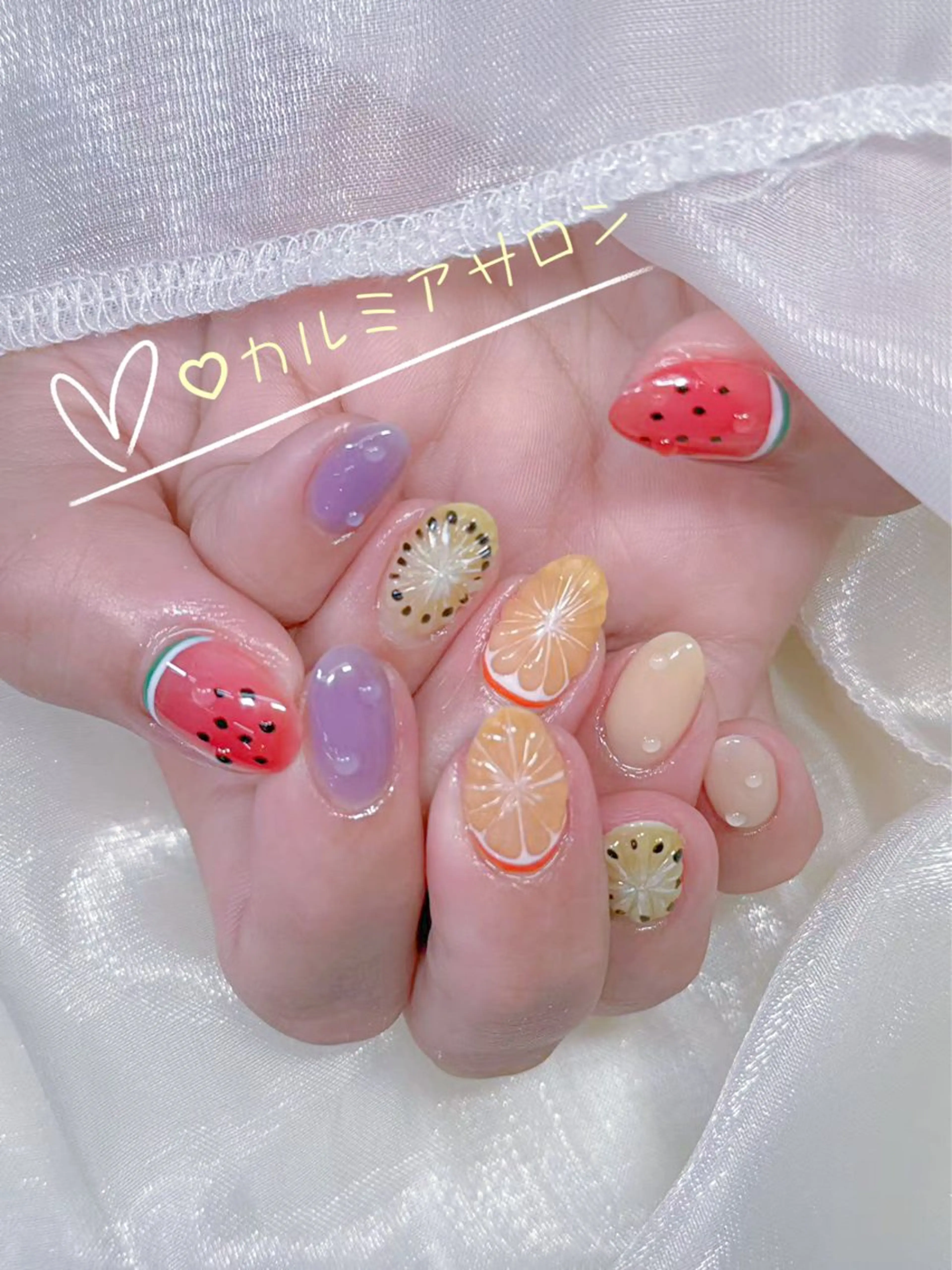 ネイル 日暮里💝m1♡ルル ネイルのネイルデザイン
