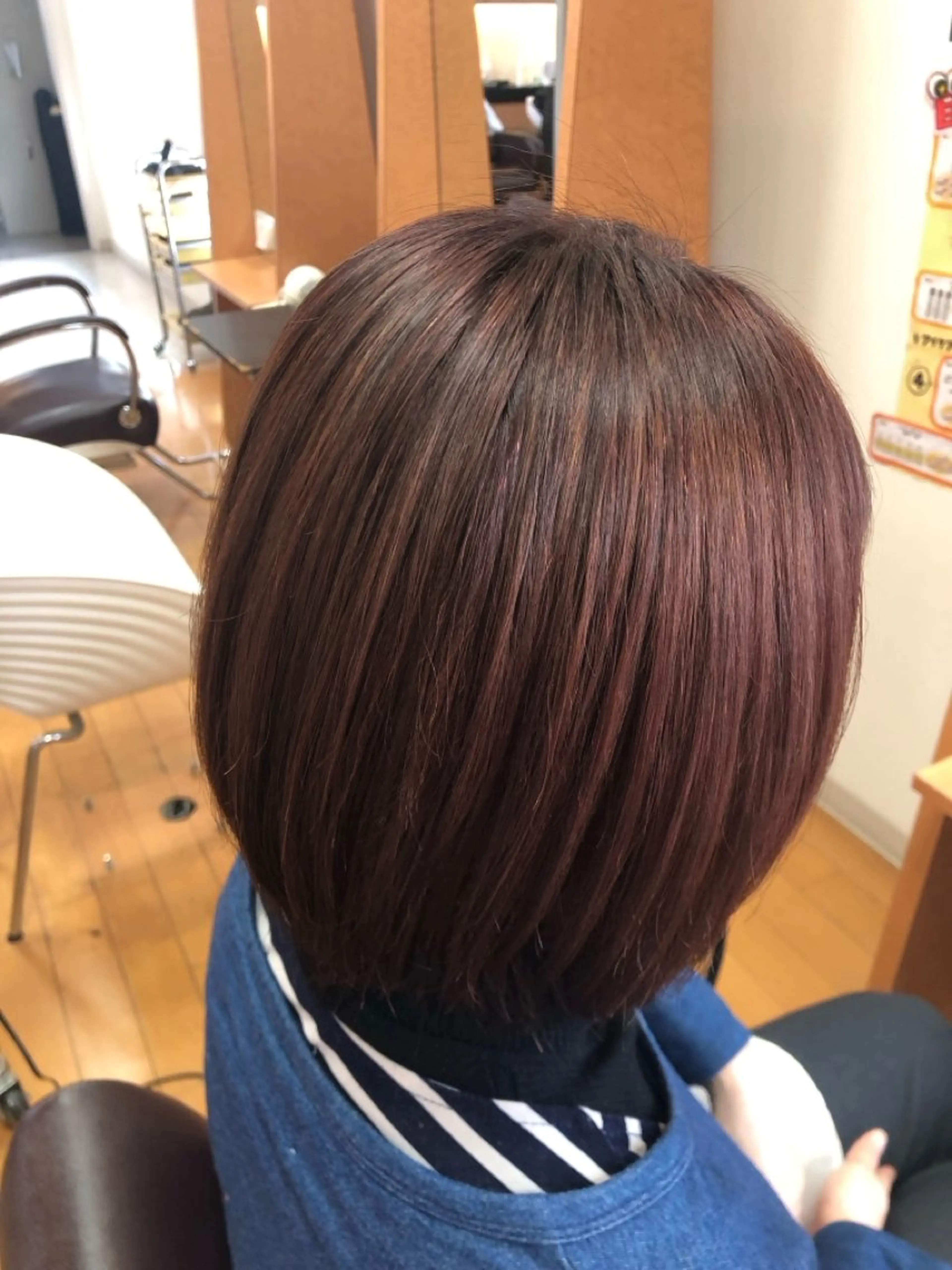 ミディアム カラー ヘアカラー トリートメント 澤越 遥花のヘアスタイル