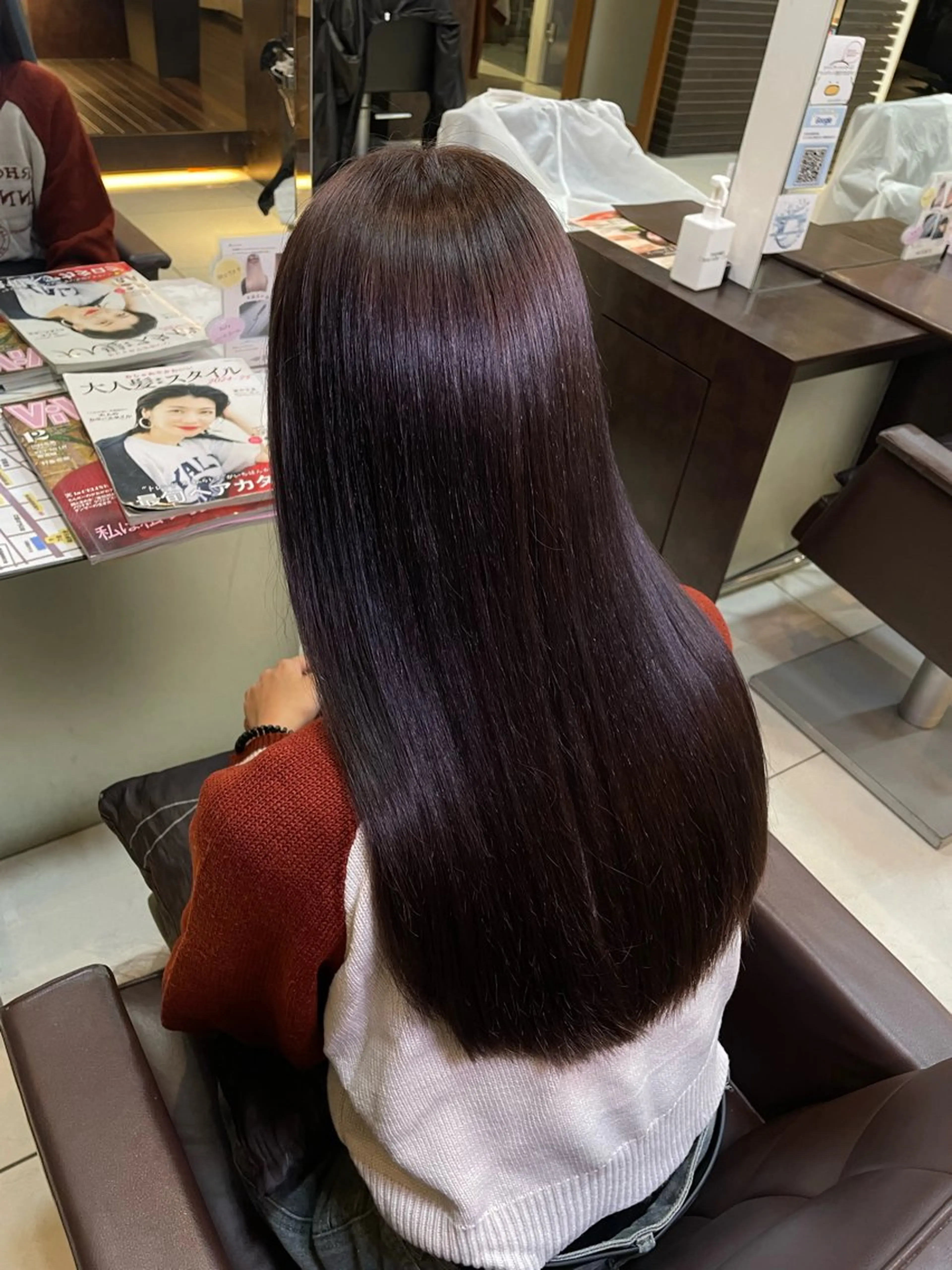 マツエク・マツパ カット ヘアカラー トリートメント 🤎韓国ヘア ベージュ まゆか🤎のヘアスタイル