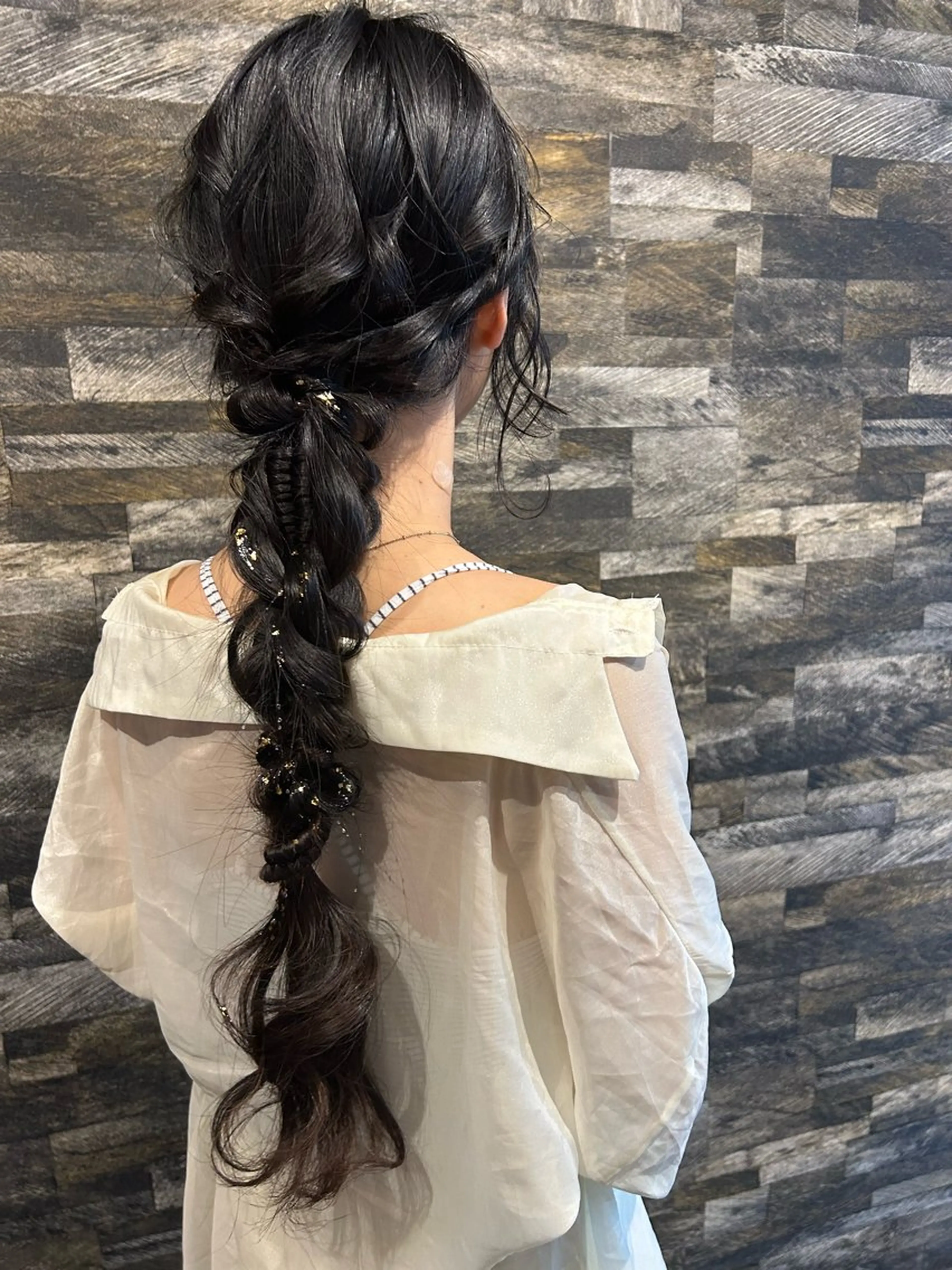ロング ヘアアレンジ ロング ヘアセット 飯塚 沙衣のヘアスタイル