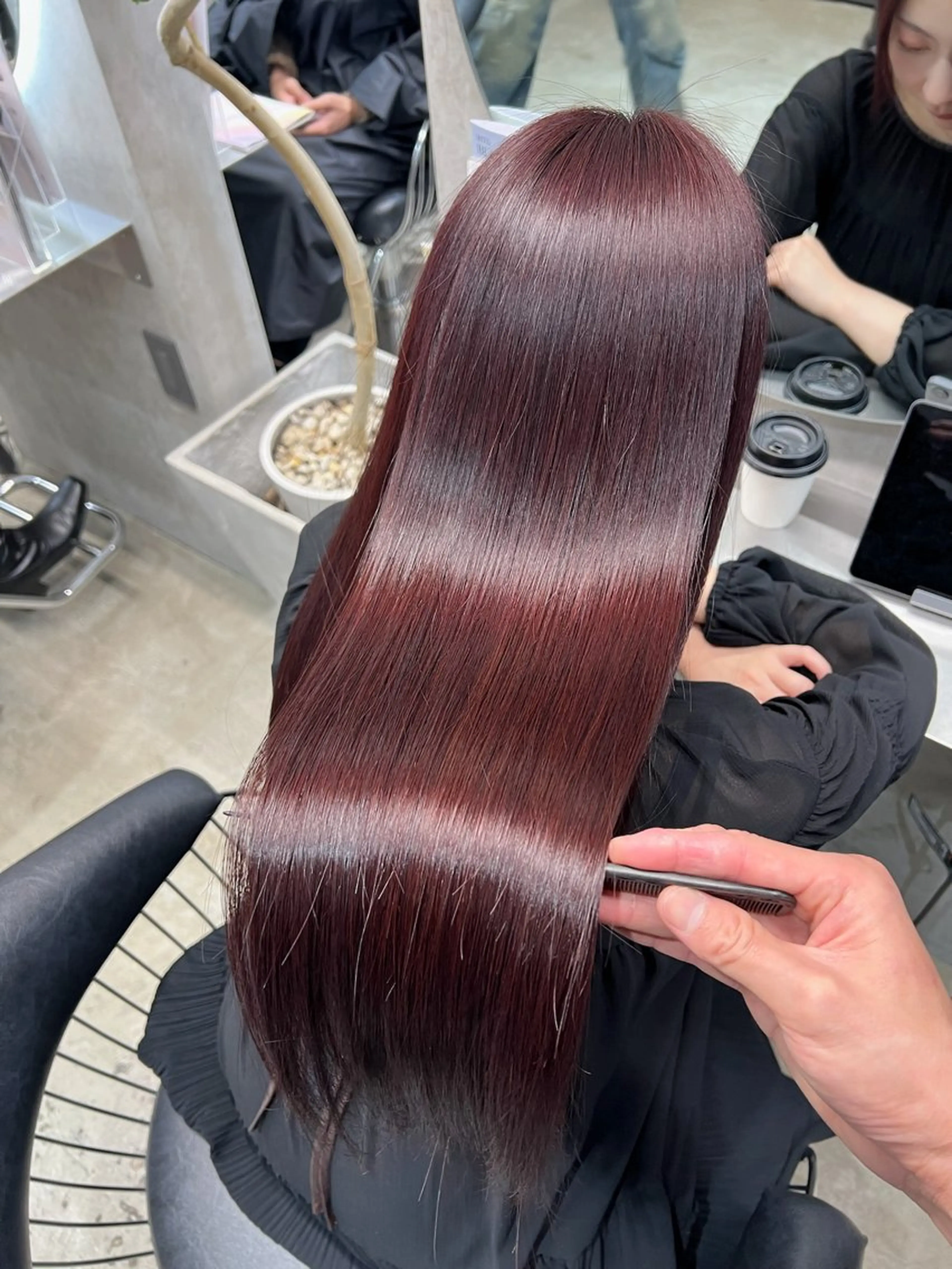 ロング カラー カット ヘアカラー トリートメント etora 渋谷所属・itaru/網紅ヘア 🇨🇳ケラチンTRのヘアスタイル