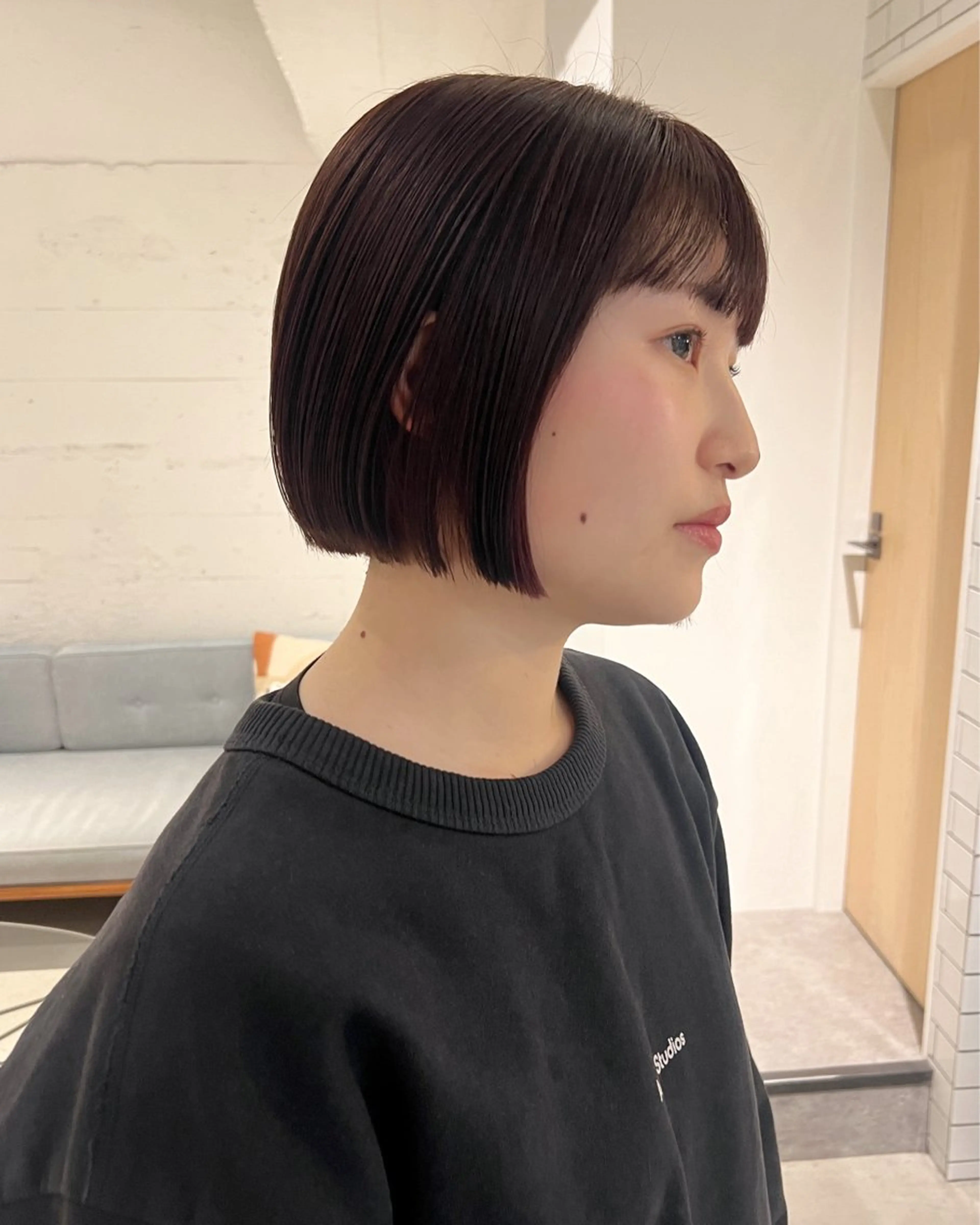 ショート 峯田 優花のヘアスタイル