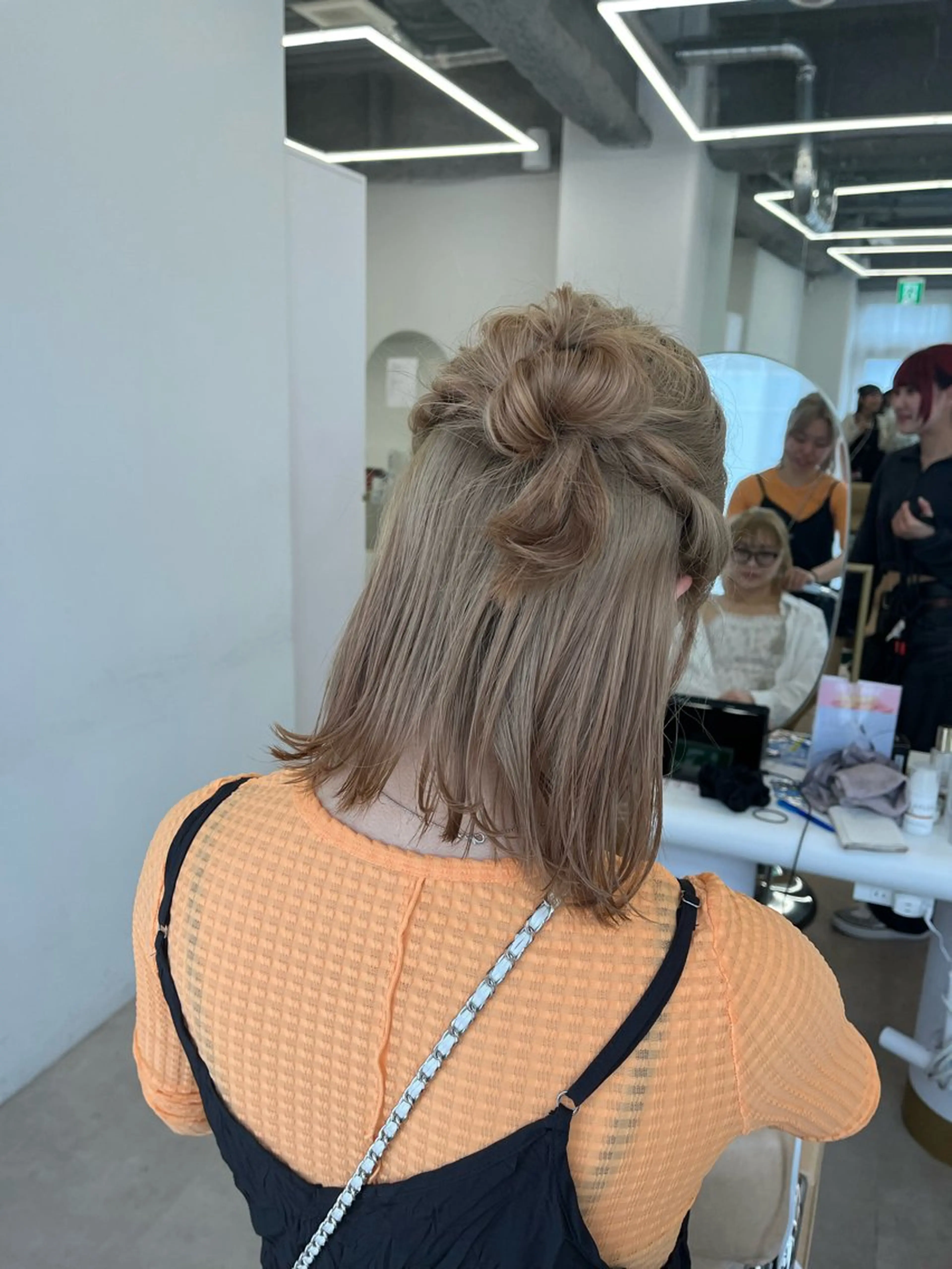 ショート ヘアセット 透明感color ˚✧₊amuのヘアスタイル