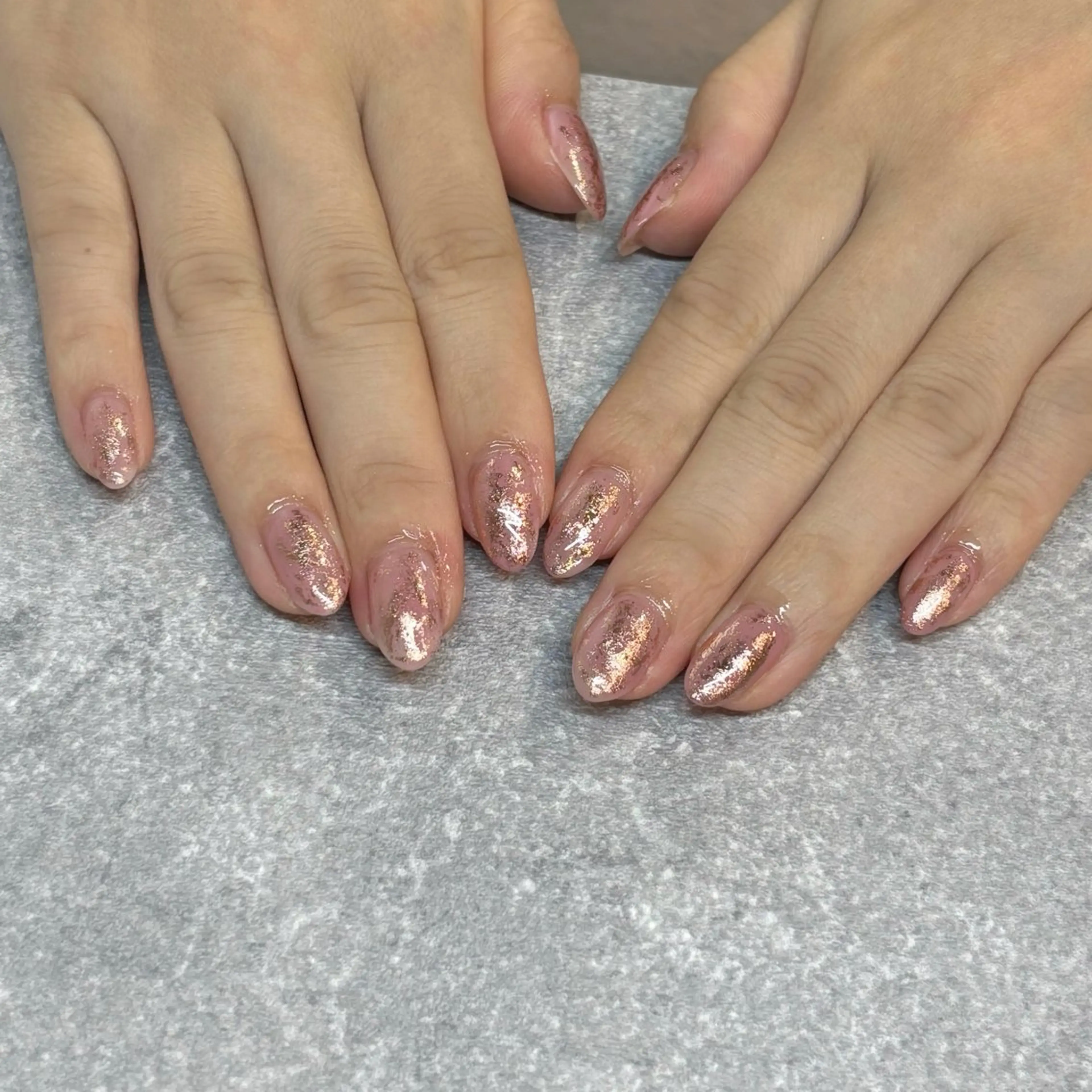 ネイル ニュアンスネイル ピンク cologne nail所属・HAGIHARA MANAのネイルデザイン