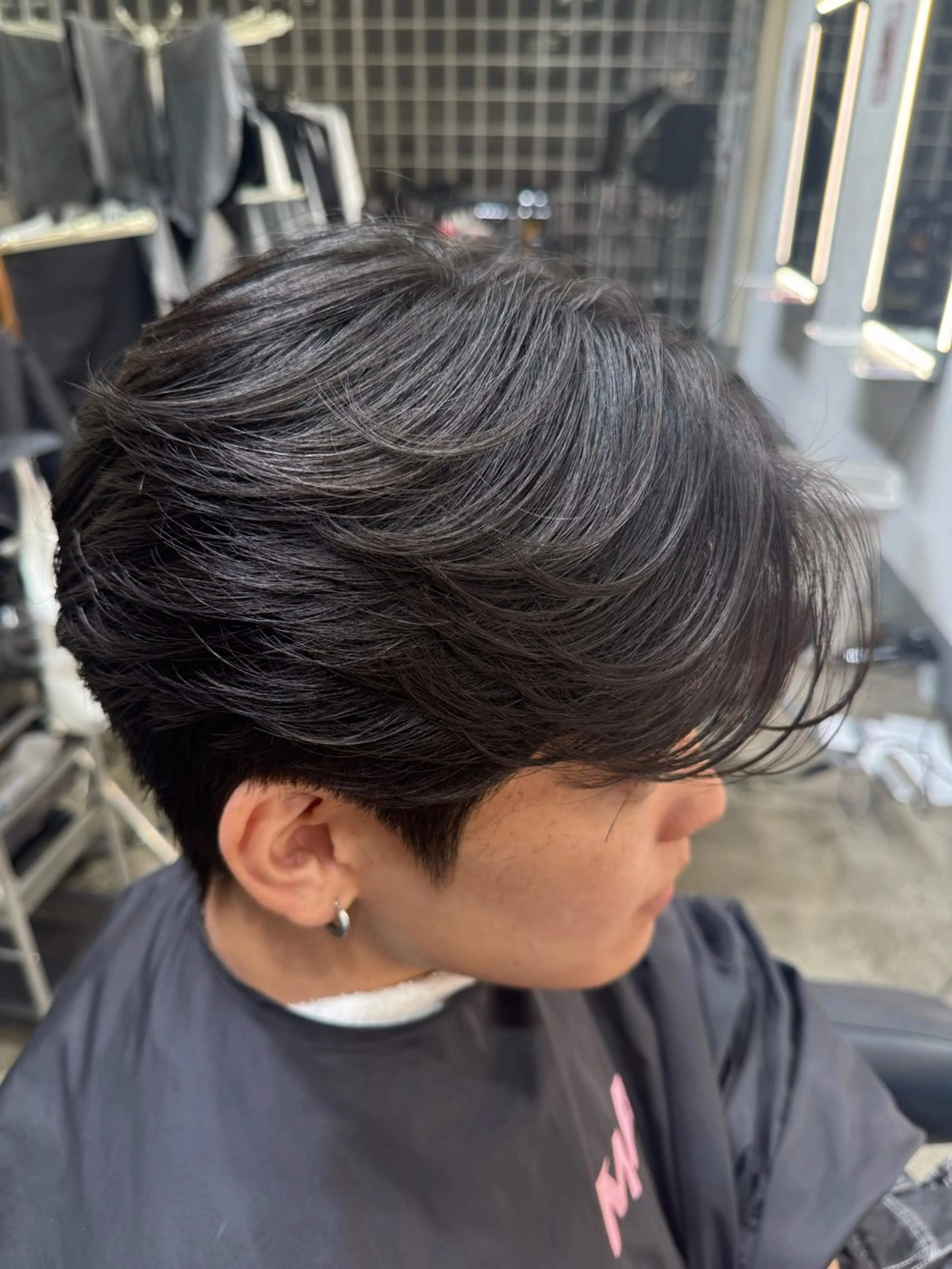 メンズ メンズ韓国風 江原 斗真のヘアスタイル