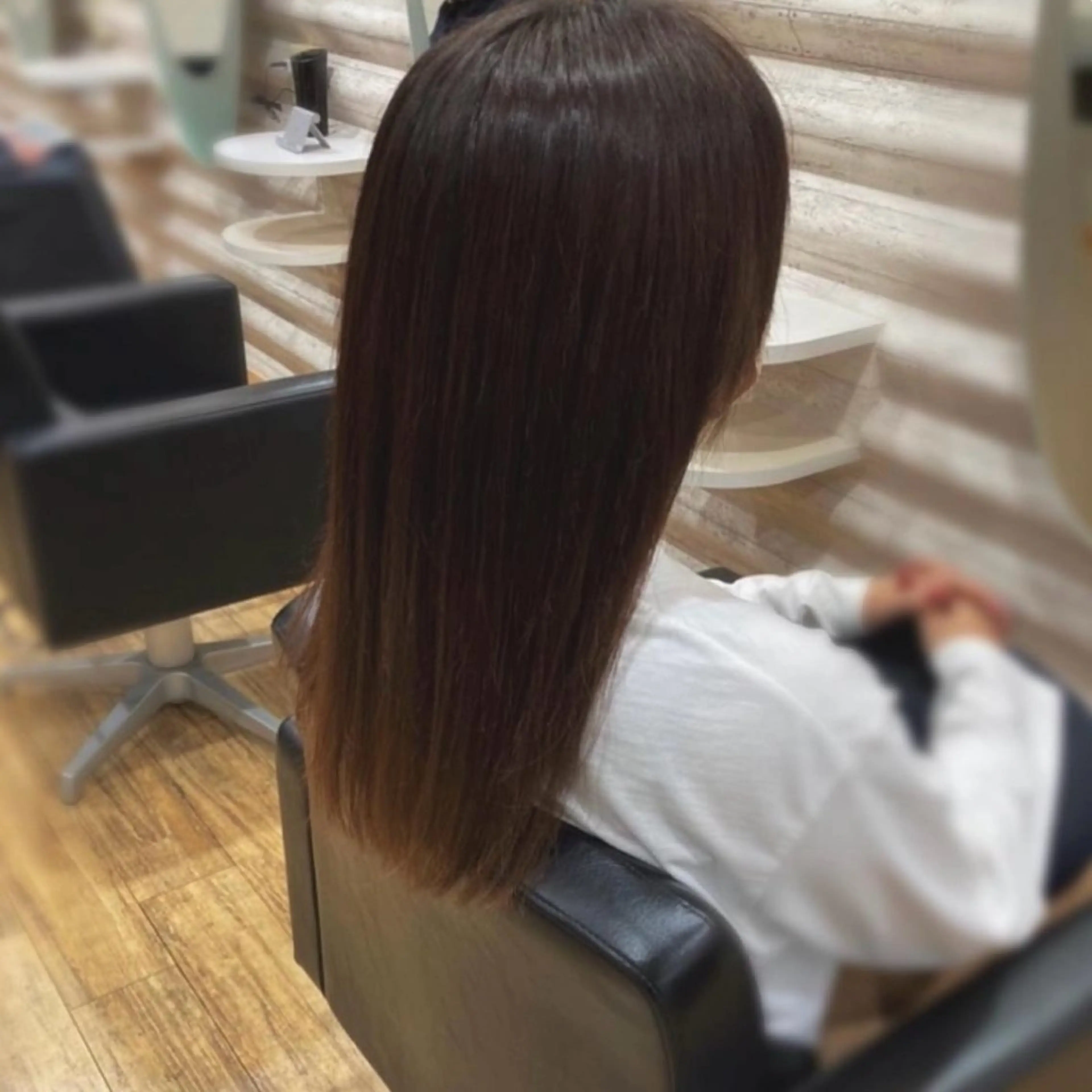 ロング カラー 髪質改善 トリートメント カラーダメージが艶々 『ケア特化店』KONのヘアスタイル