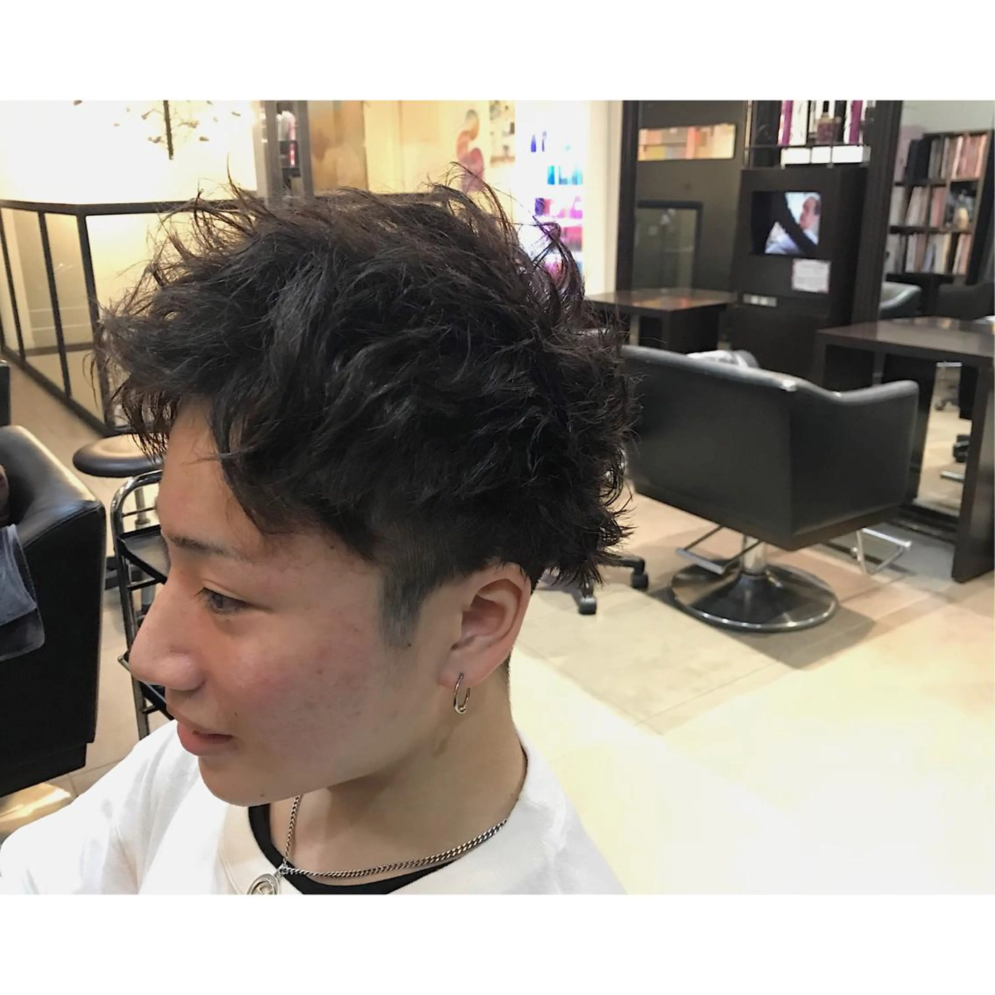 ショート パーマ メンズ メンズパーマ メンズツイストパーマ ニュアンスパーマ ツイストパーマ 村岡 夏美のその他イメージ