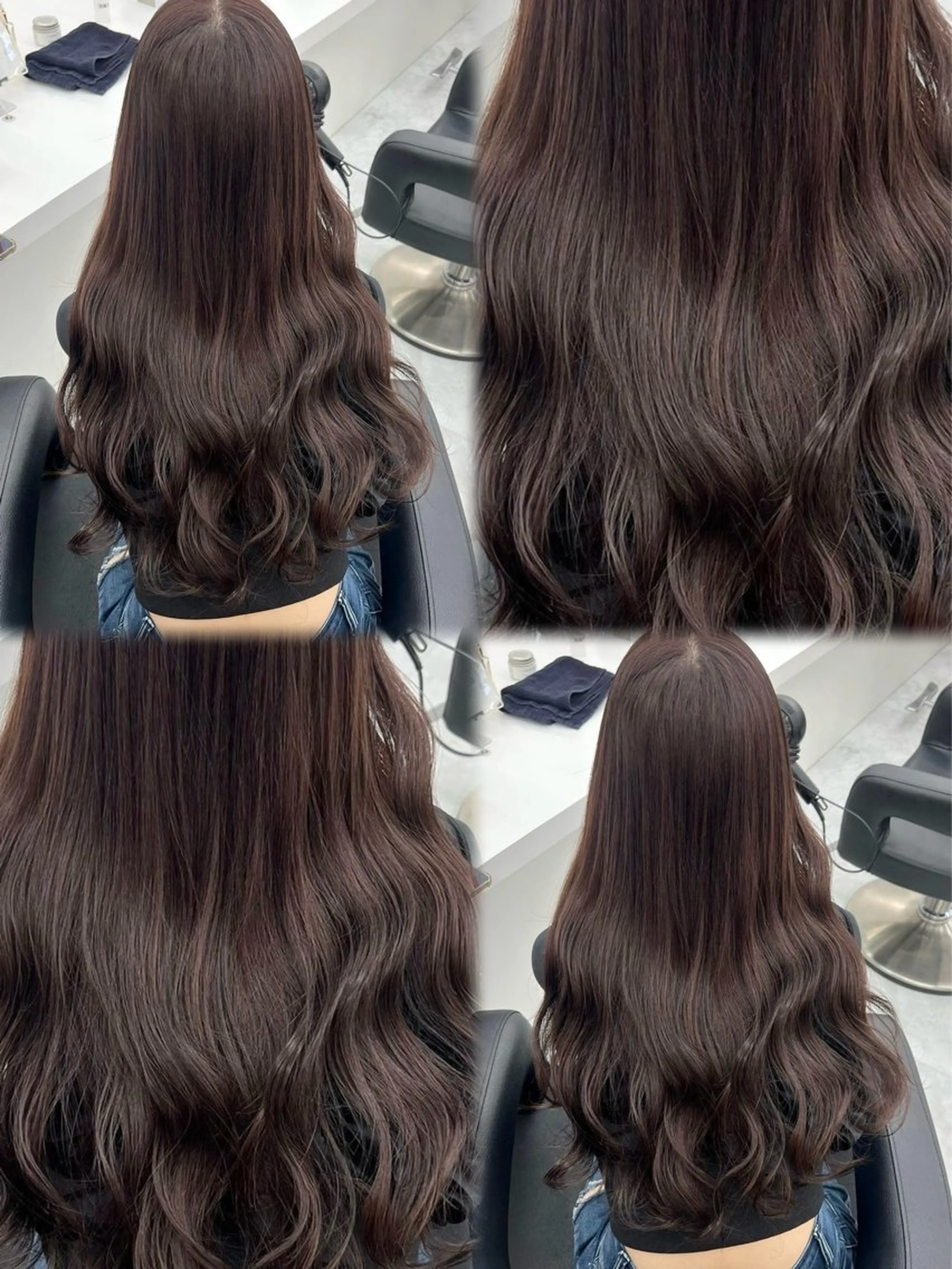ロング カラー トレンドカラー🩵 羽衣🎀横浜🪄ྀིのヘアスタイル