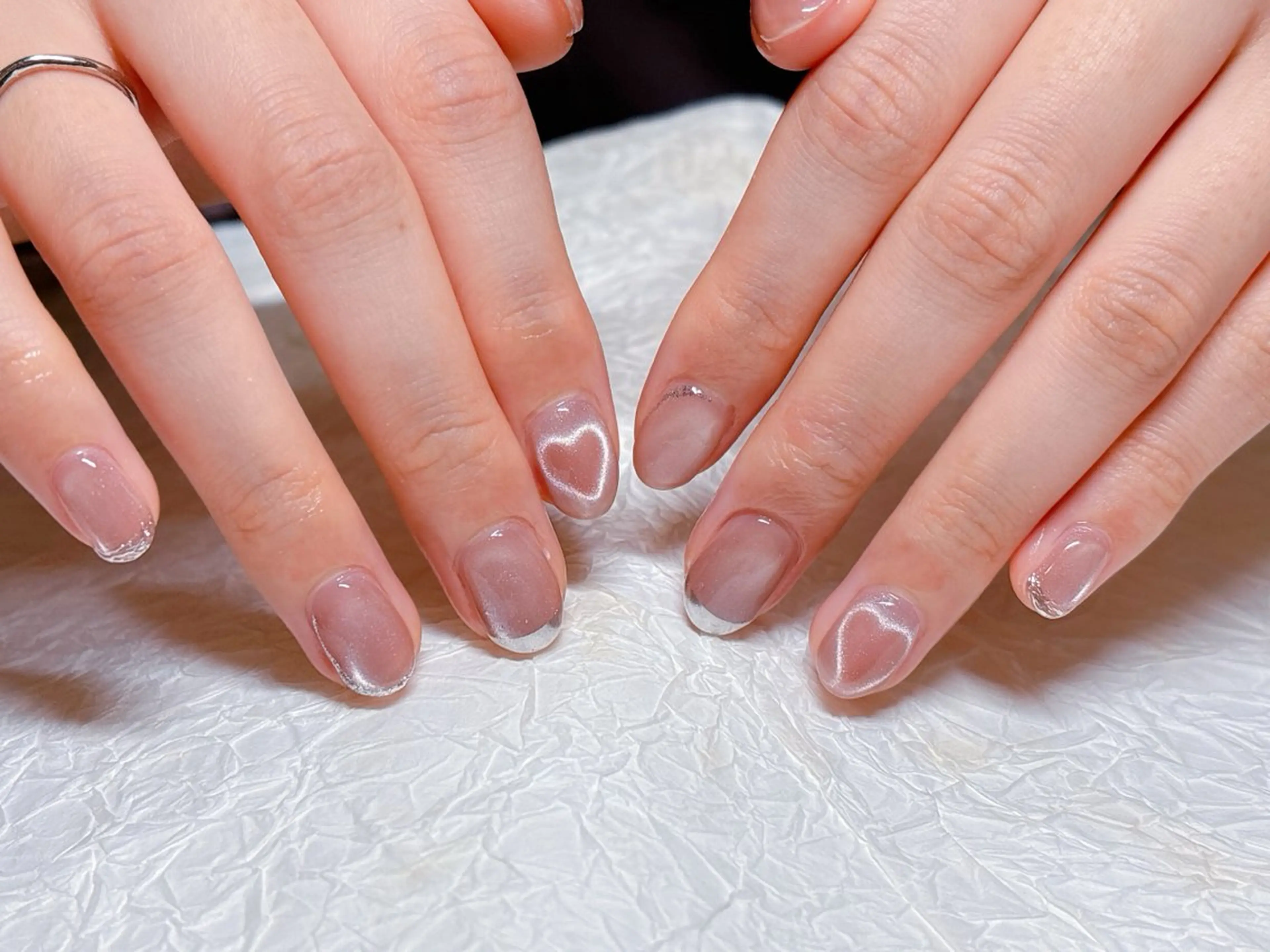 ネイル アートネイル オーロラネイル チークネイル フラッシュネイル フットネイル ハンドネイル ゆ か_Nails💫のネイルデザイン