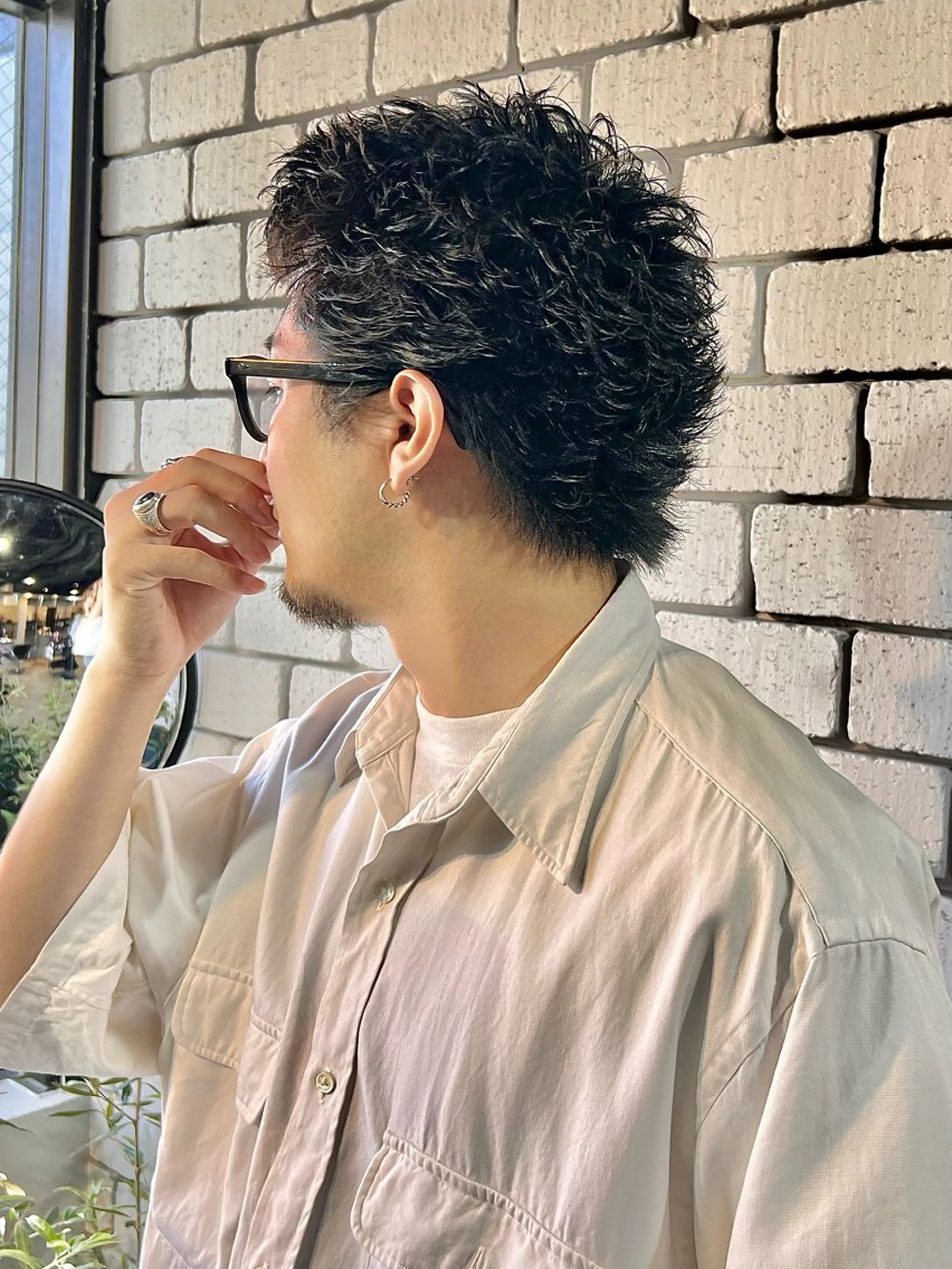 ショート パーマ メンズ men’s salon NOA solte. 【メンズサロン ノアソルテ】所属・メンズパーマ職人 加藤 弘貴のヘアスタイル