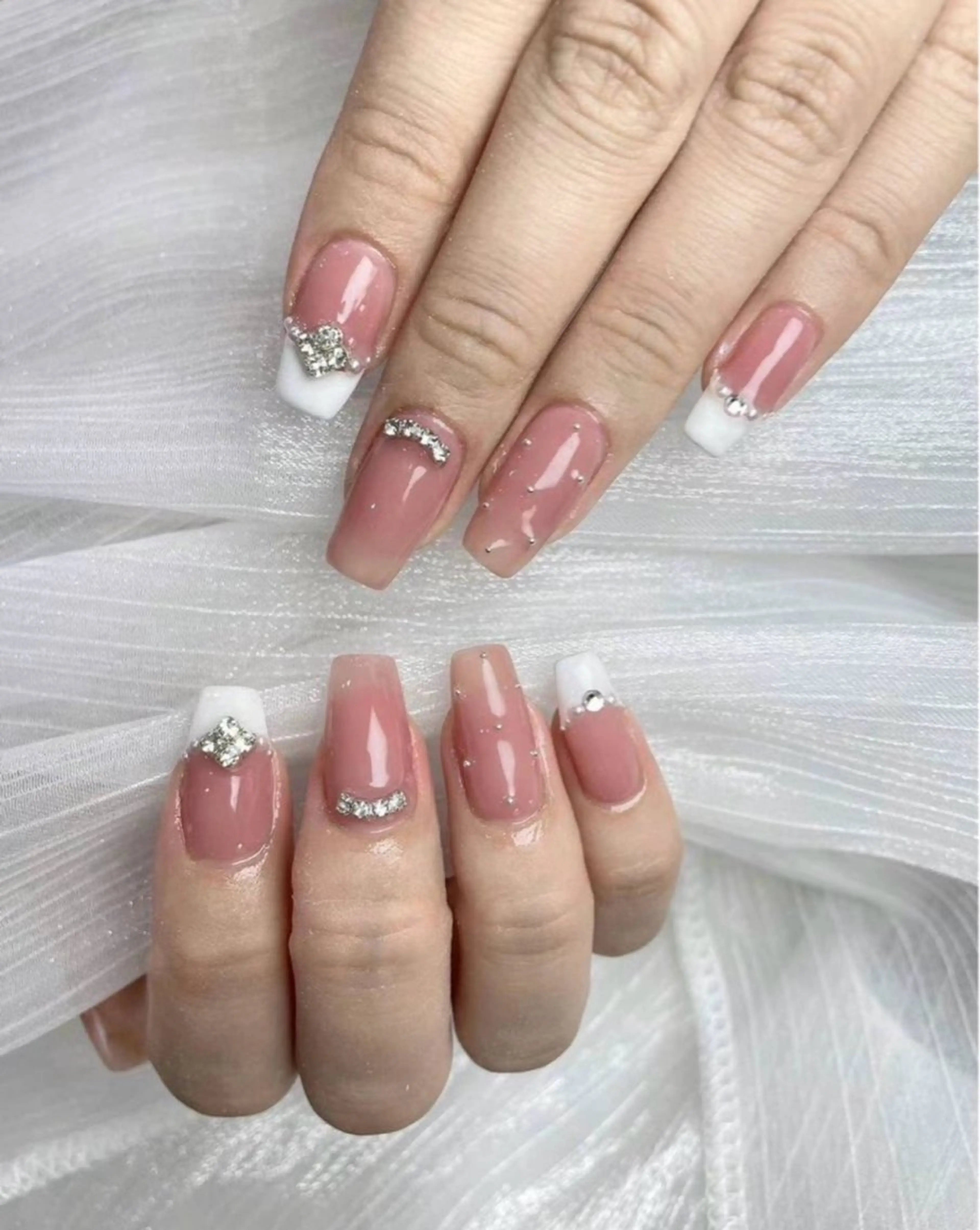 ネイル アートネイル フットネイル フレンチネイル ジェルネイル ハート Babarla Nailのネイルデザイン